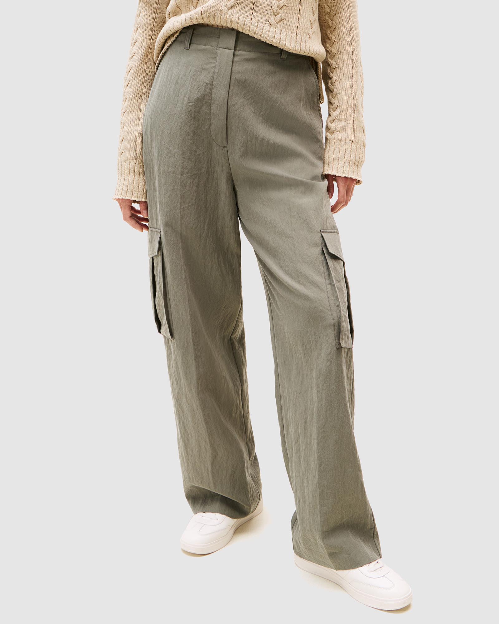 Fluid Utility Loose Straight Pants