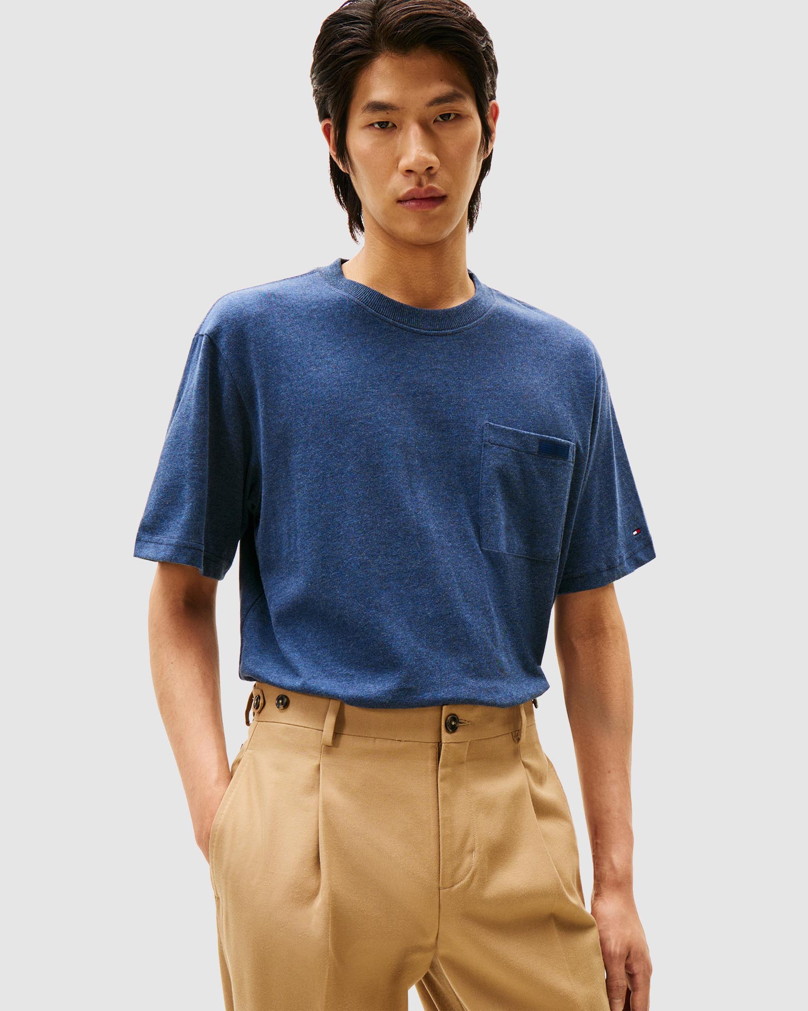 Relaxed Jersey Crew Neck T-Shirt