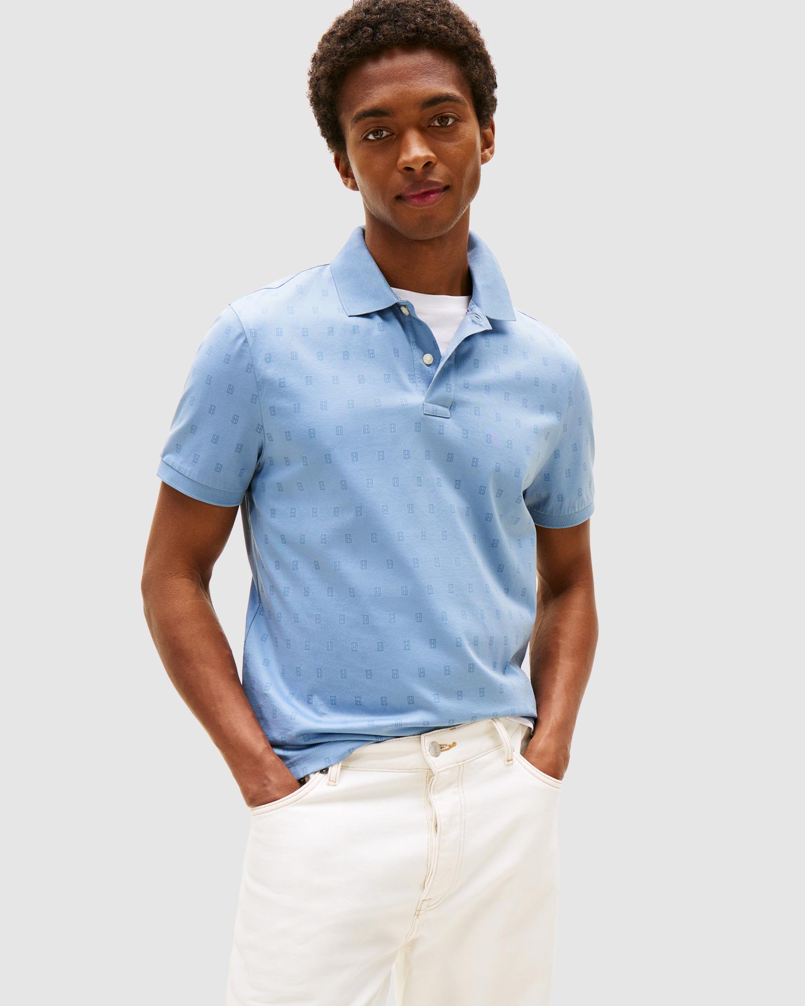 Print Interlock Polo