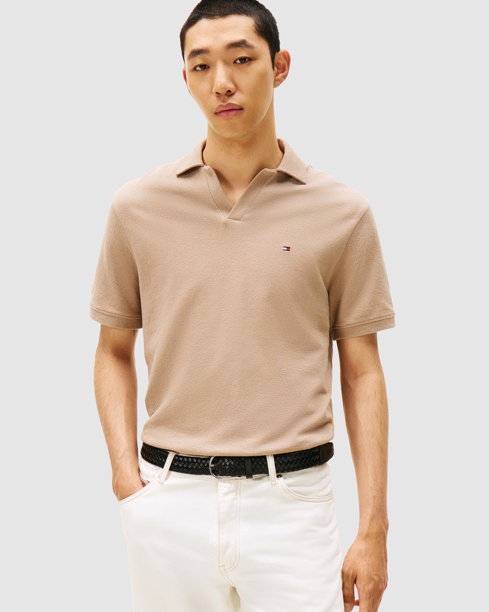Crepe Classic Fit Polo