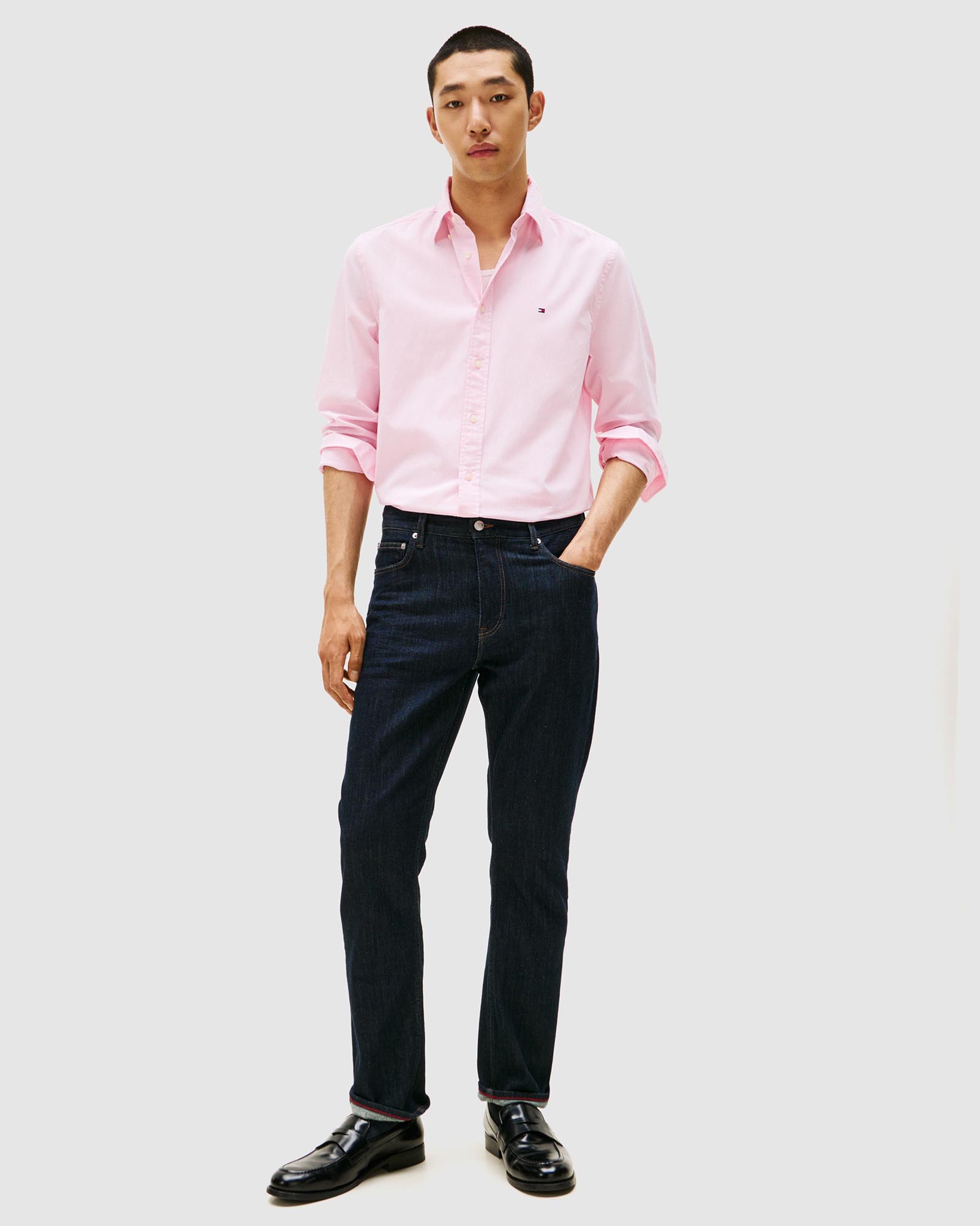 Flex Poplin Micro Gingham Shirt