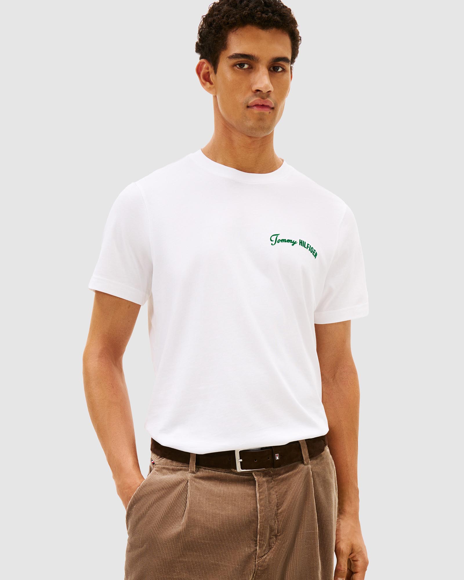 Back Logo Jersey Crew Neck T-Shirt
