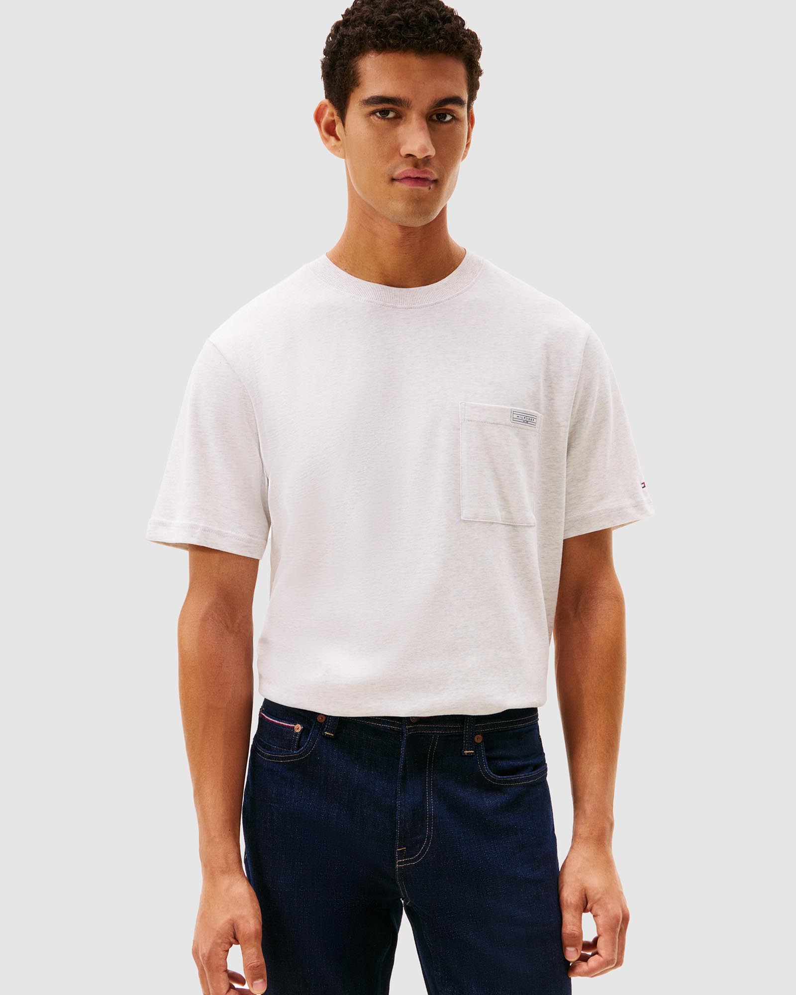Relaxed Jersey Crew Neck T-Shirt