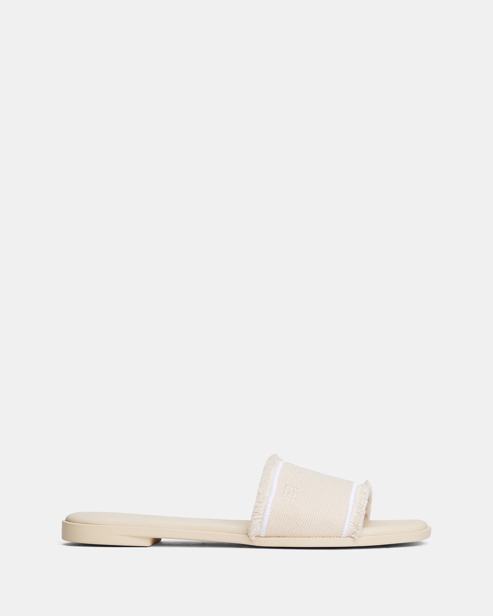 Frayed Canvas Sandals - Women's