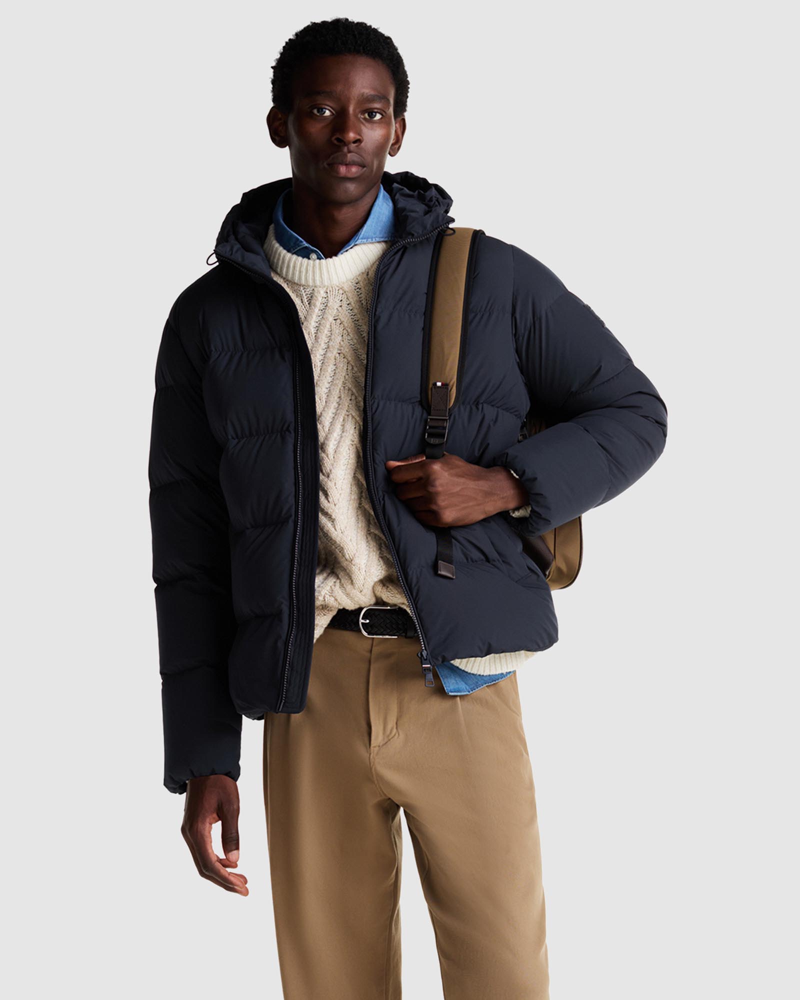 Down Hooded Puffer Jacket
