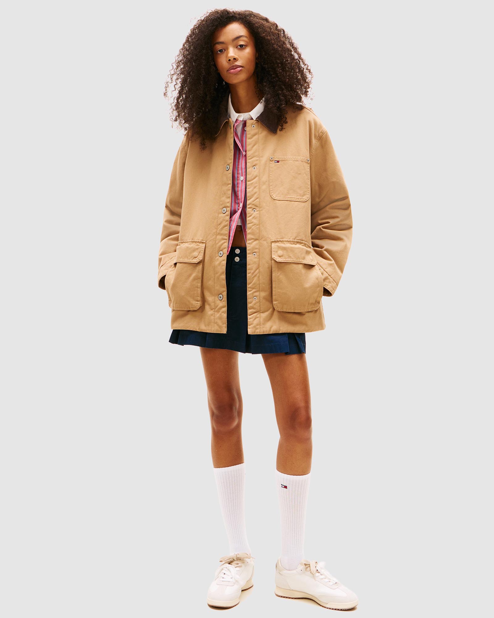 Twill Jacket Cord Collar