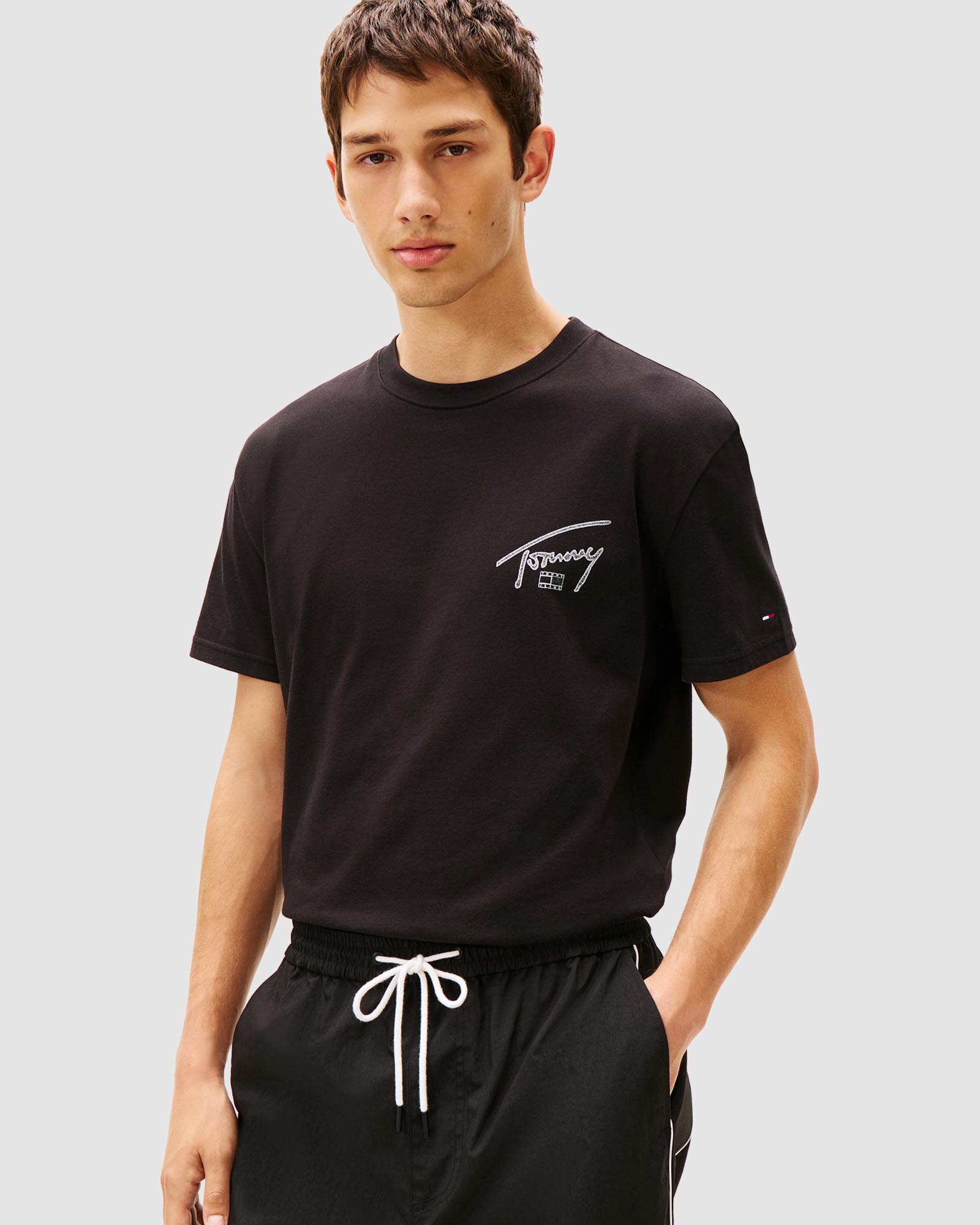 Regular Sign Backprint Short Sleeve T-Shirt
