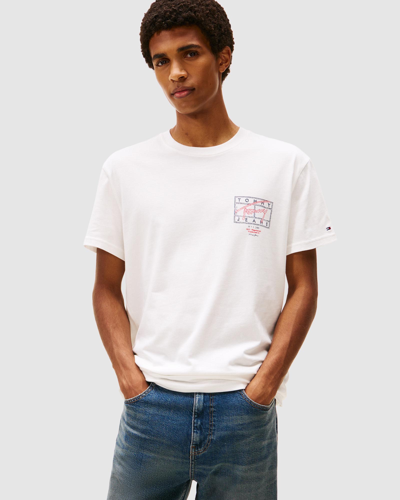 Regular Sign Spray Short Sleeve T-Shirt