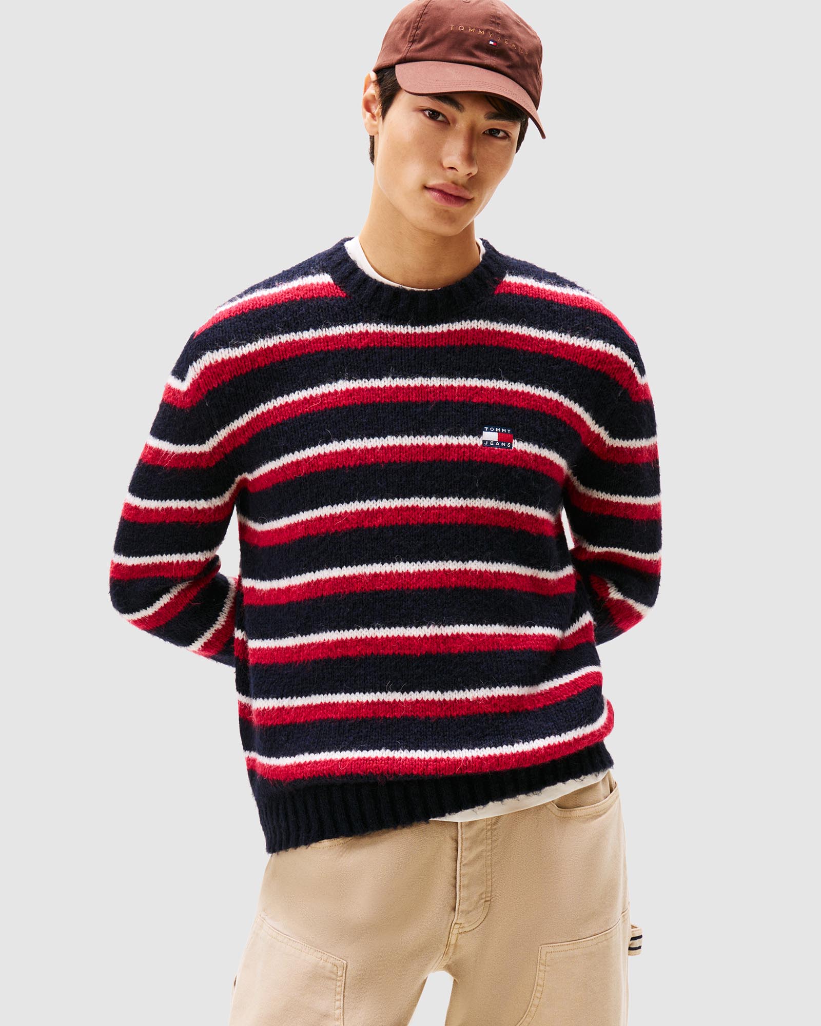 Regular Badge Stripe Sweater