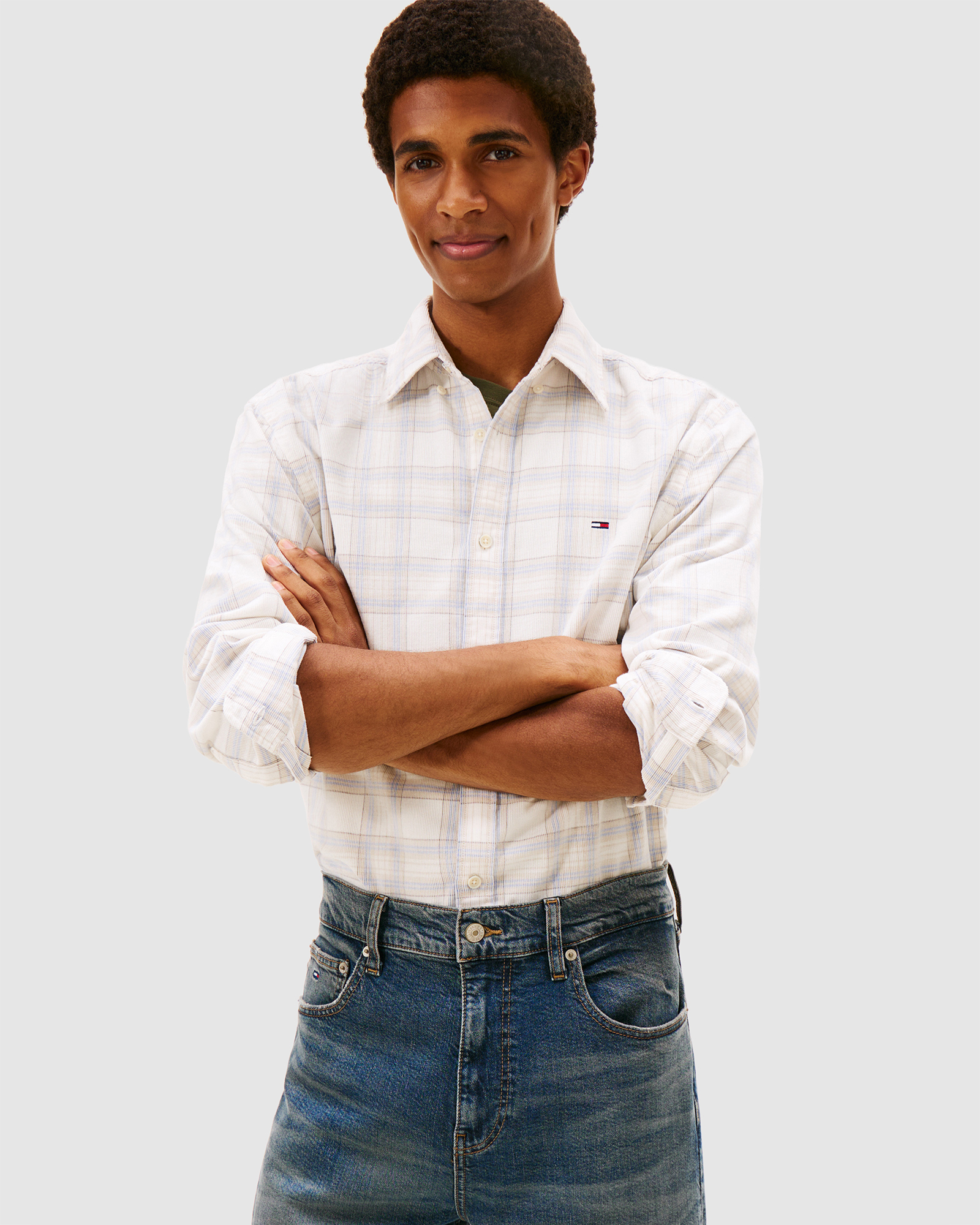 Regular Check Cord Shirt