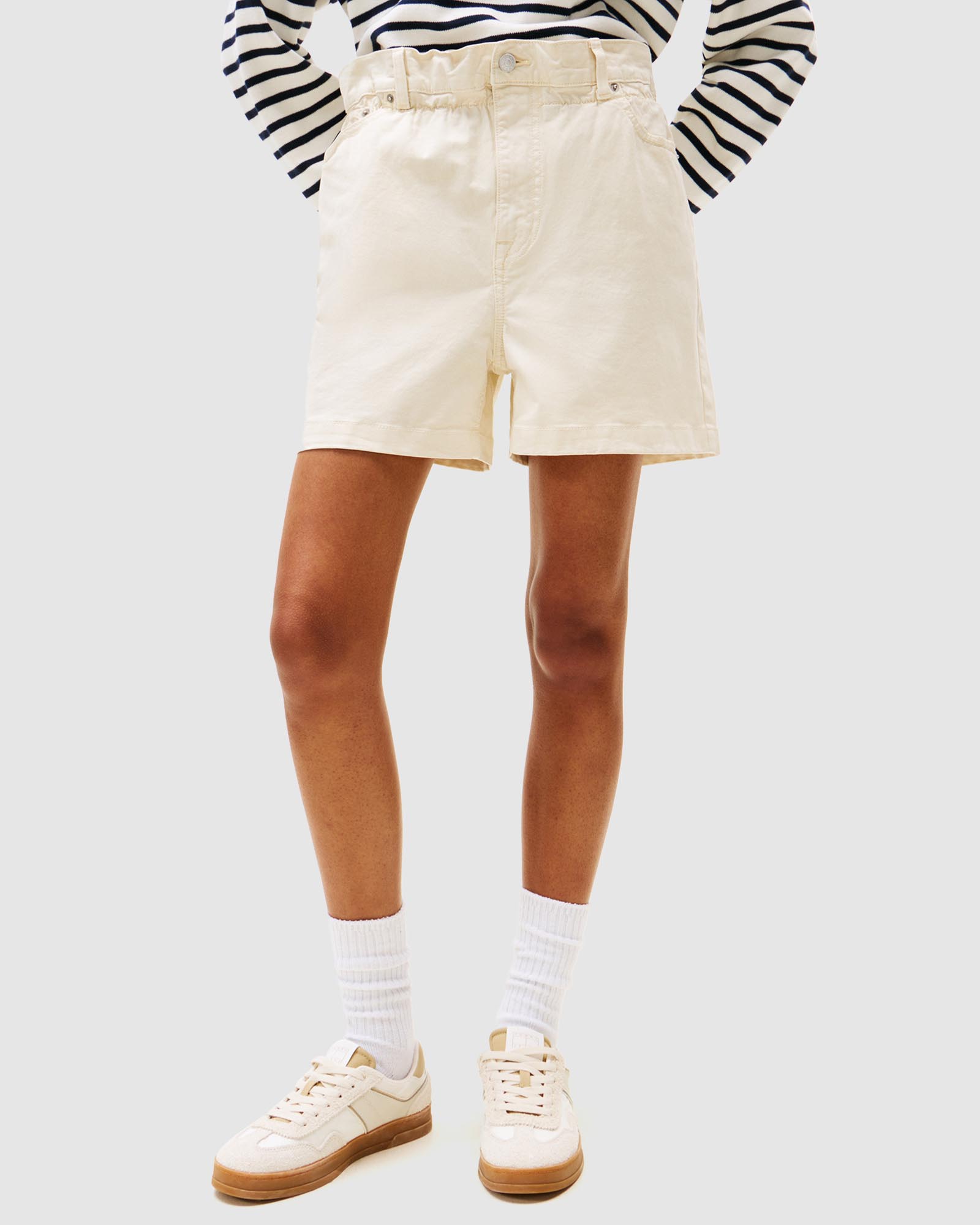 Paperbag Relaxed High Rise Shorts