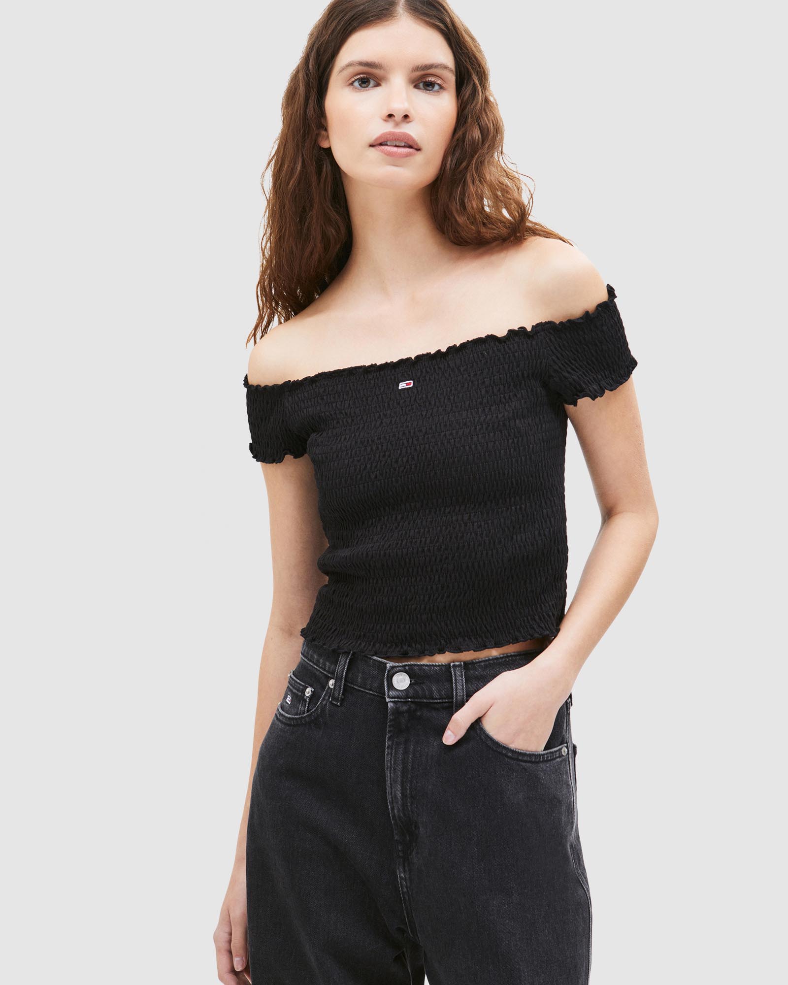 Slim Smock Crop Top