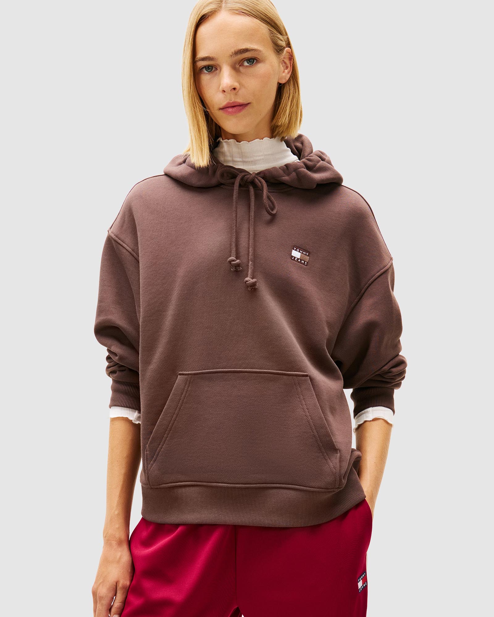 Boxy Badge Hoodie