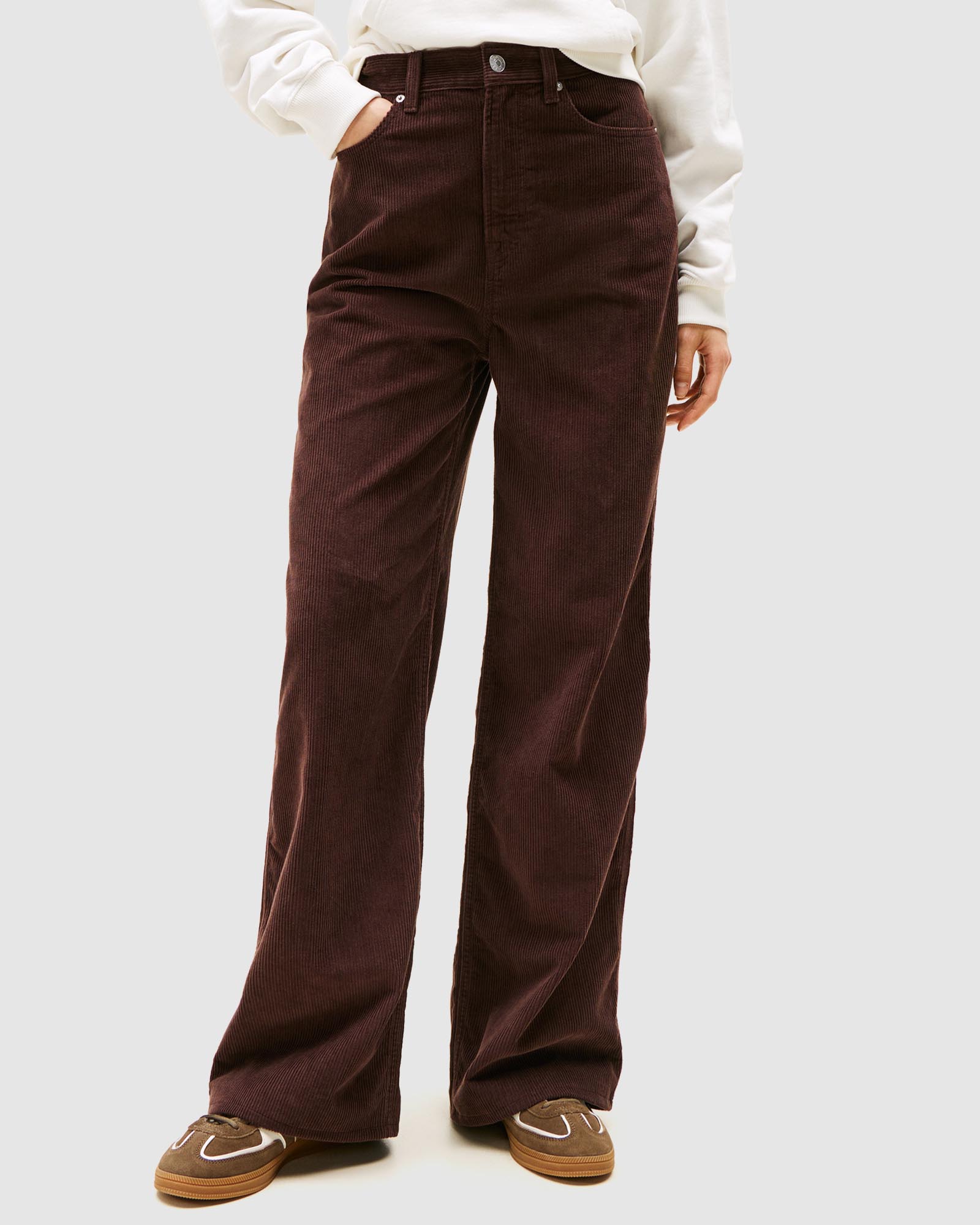 Claire HR Wide Cord Jeans