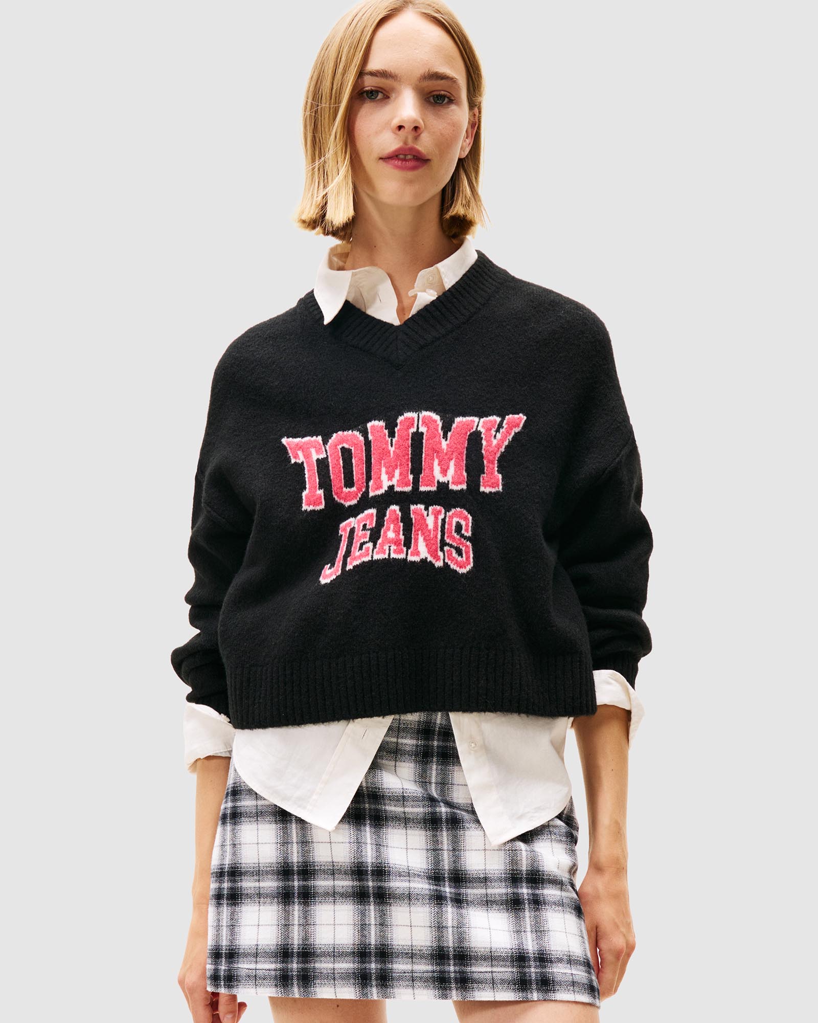 Varsity V-neck Sweater