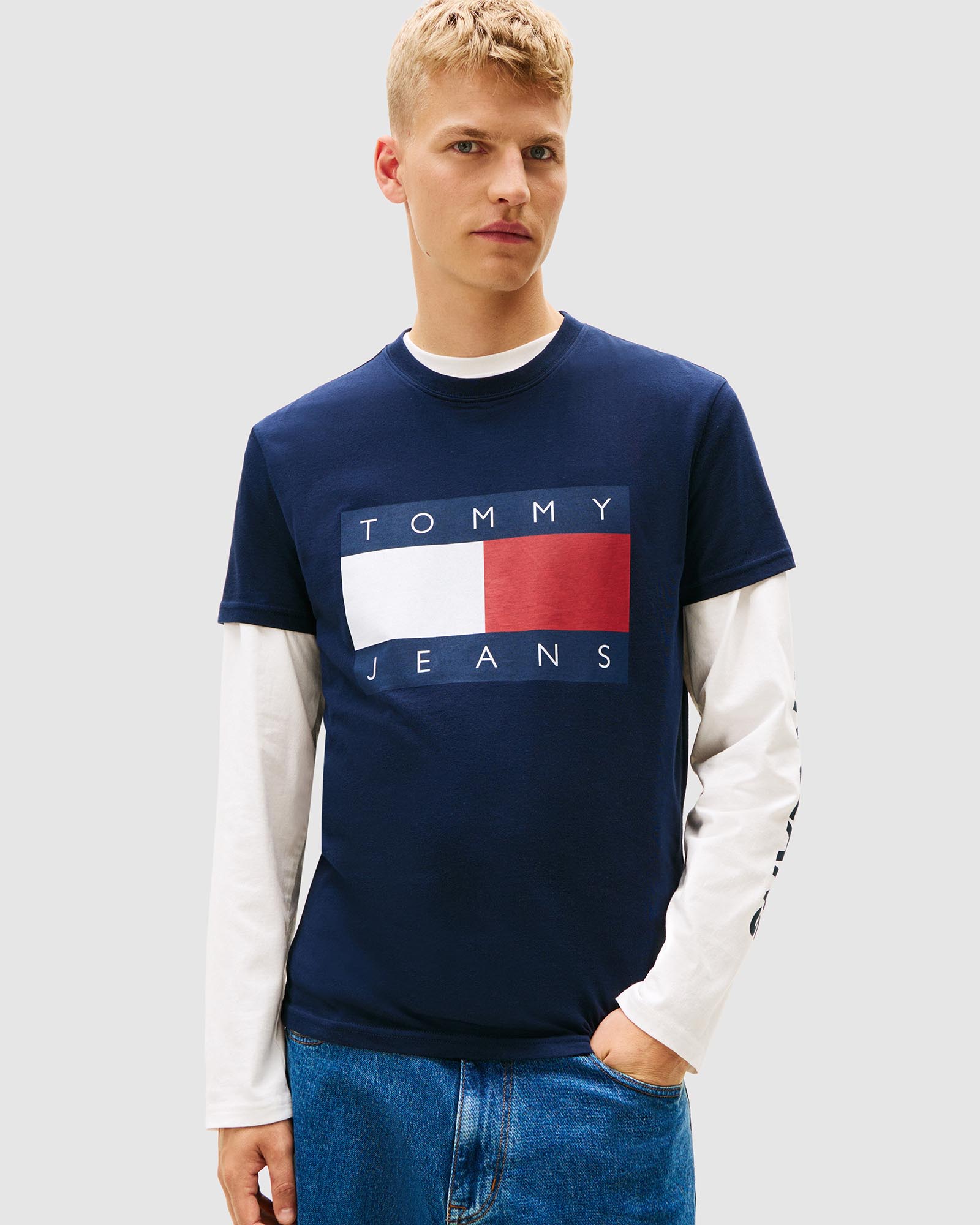 Regular Big Flag Short Sleeve Tee