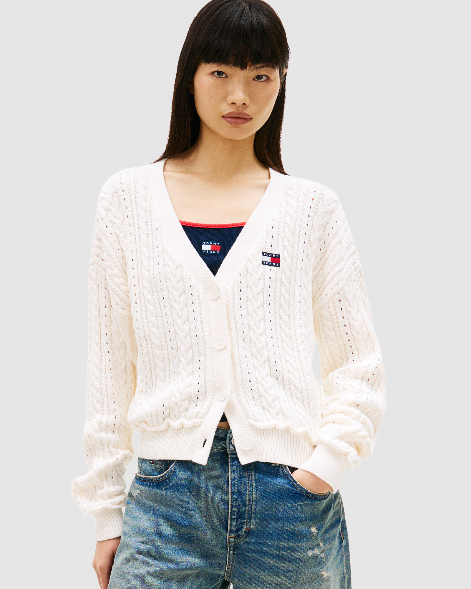 Boxy Garmentdye Cardigan