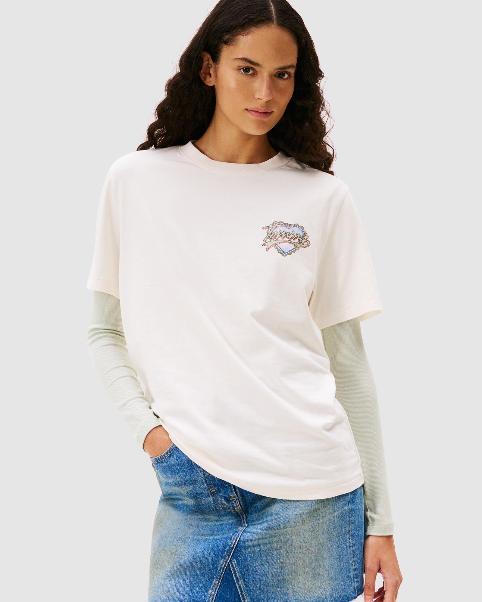 Relax Wash TJ Heart Tee