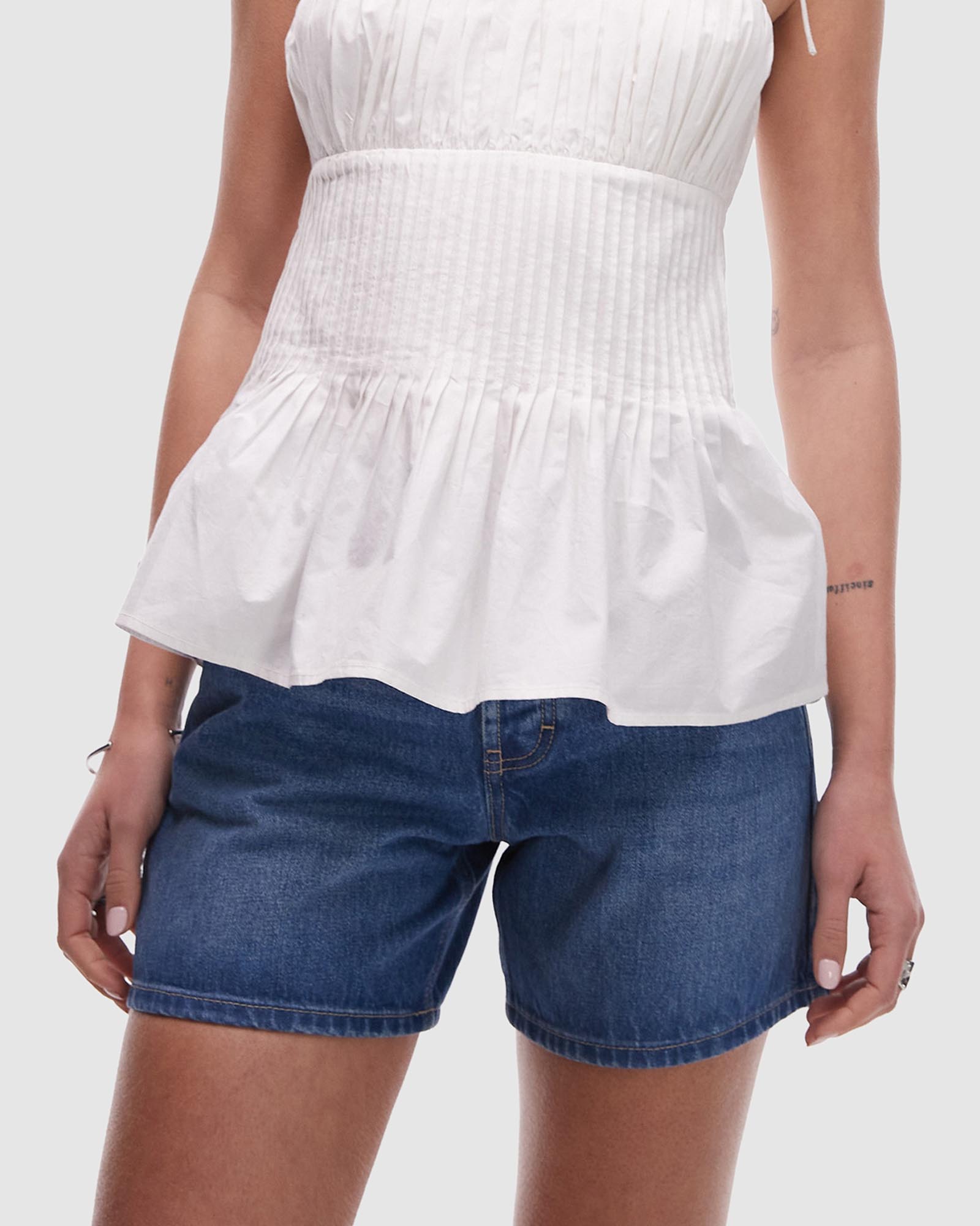 Denim Editor Shorts
