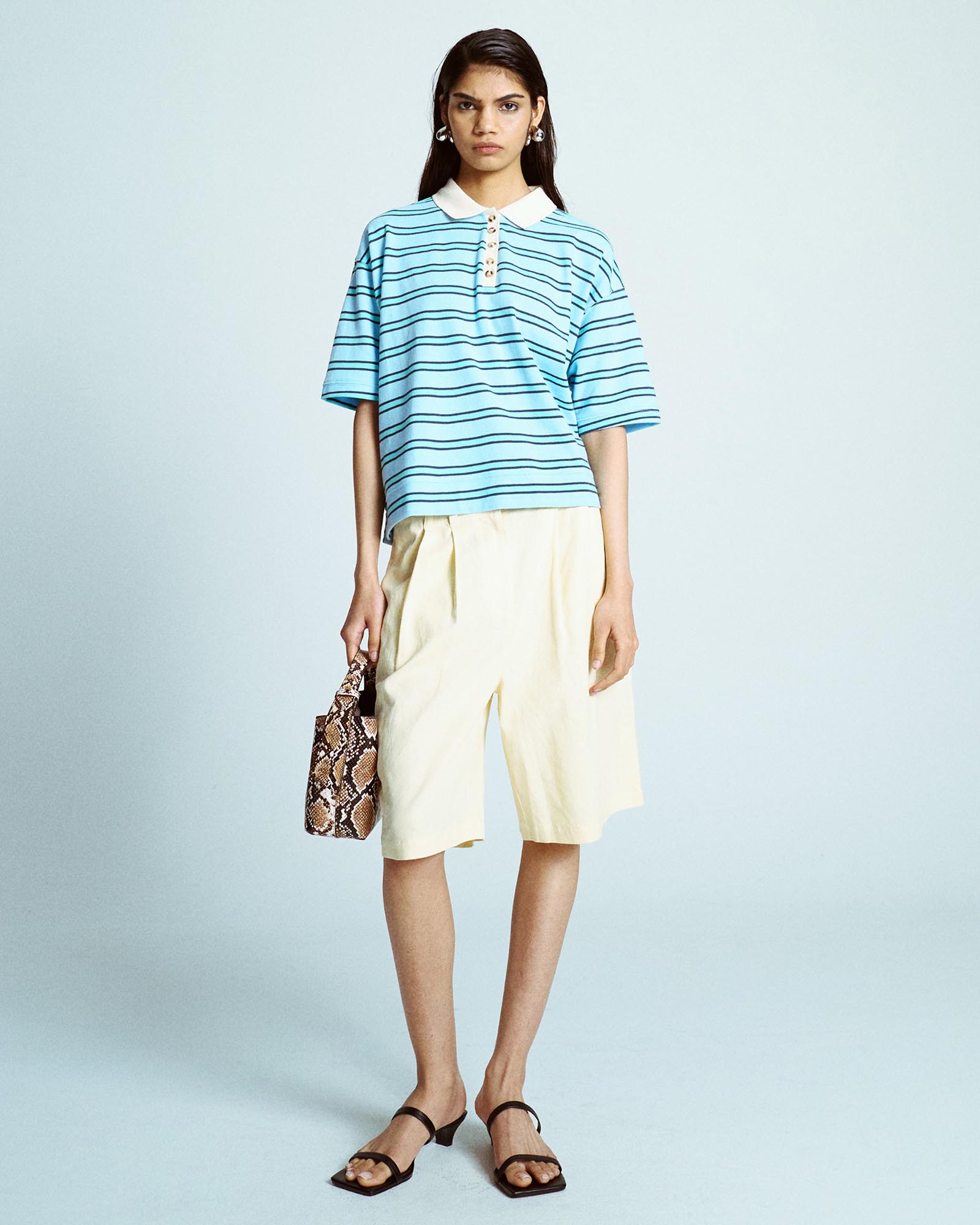Linen Longline Shorts