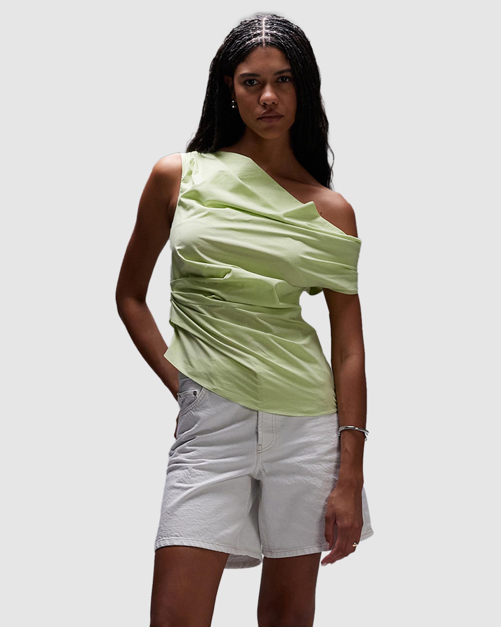 Draped Tuckside Top