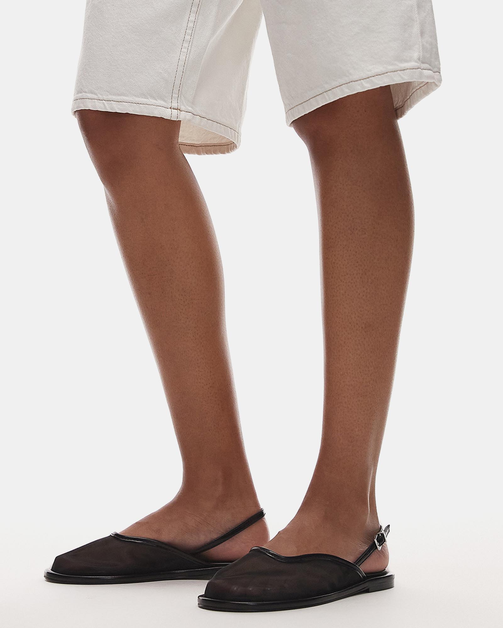 Bailey Mesh Slingback Ballet Shoes