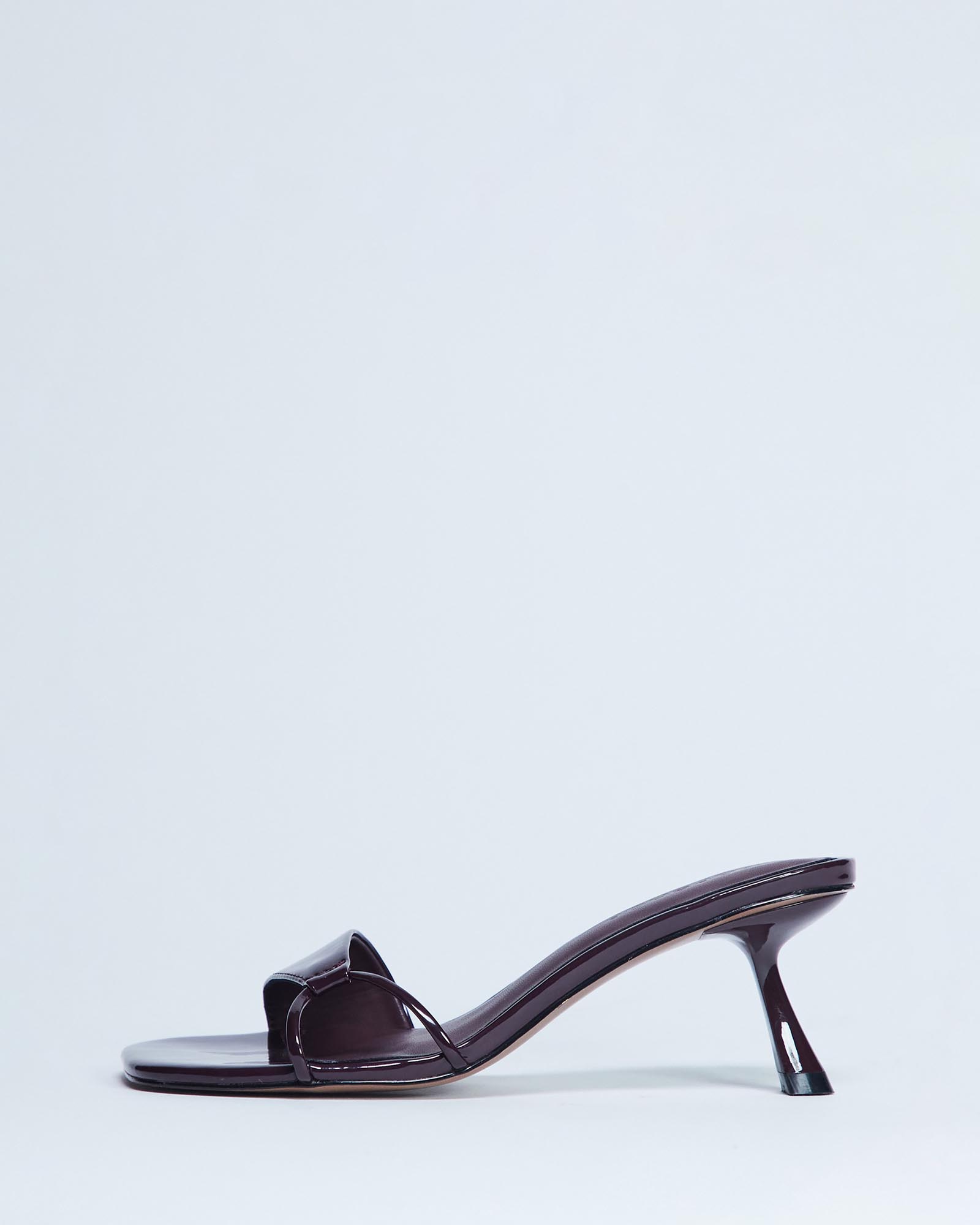 Ily Patent Heeled Mules