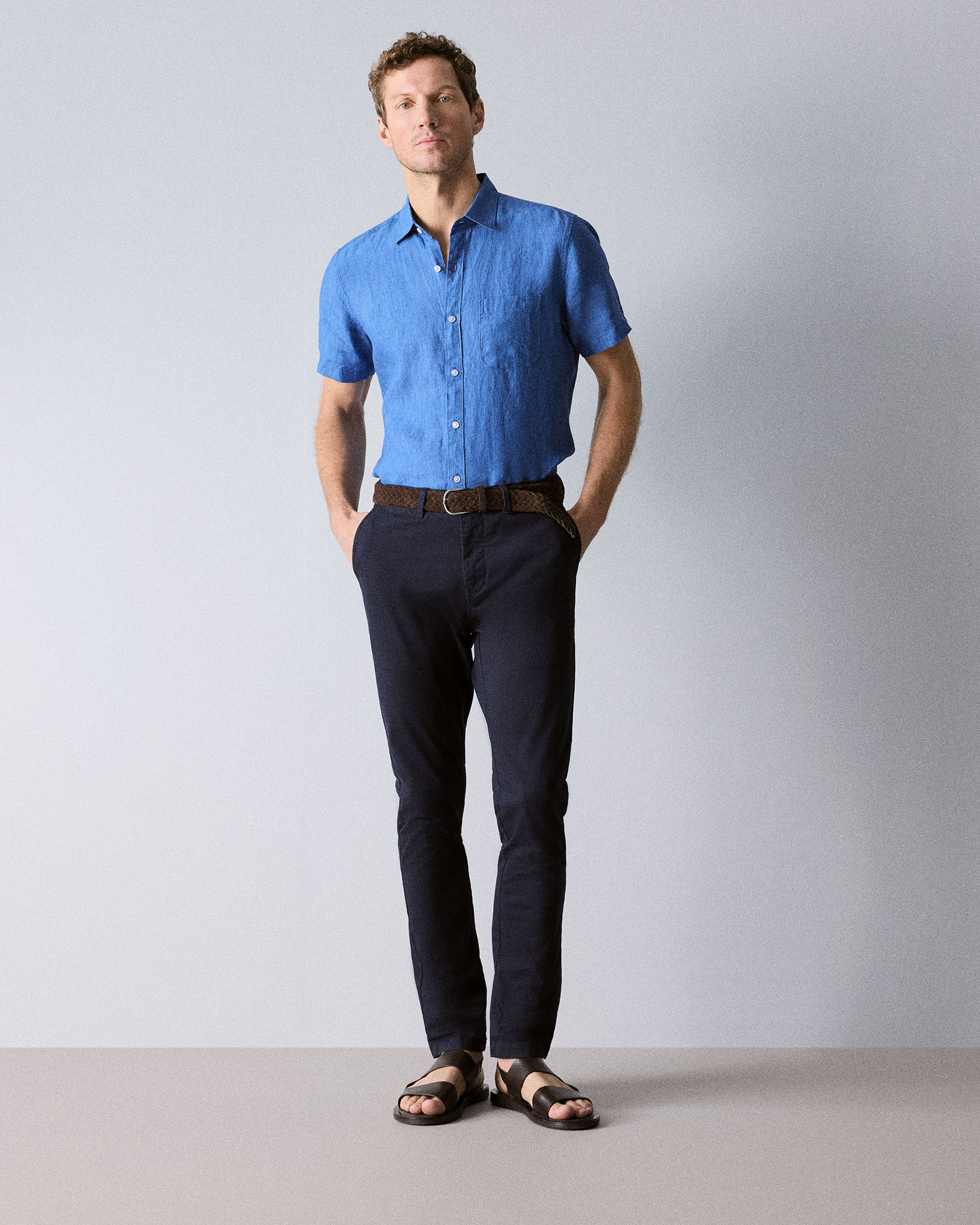 Slim Chino Pant in Midnight Blue