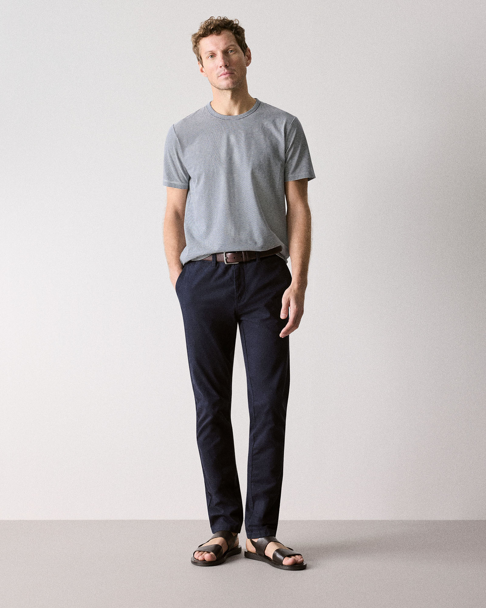 Regular Chino Pant in Midnight Blue