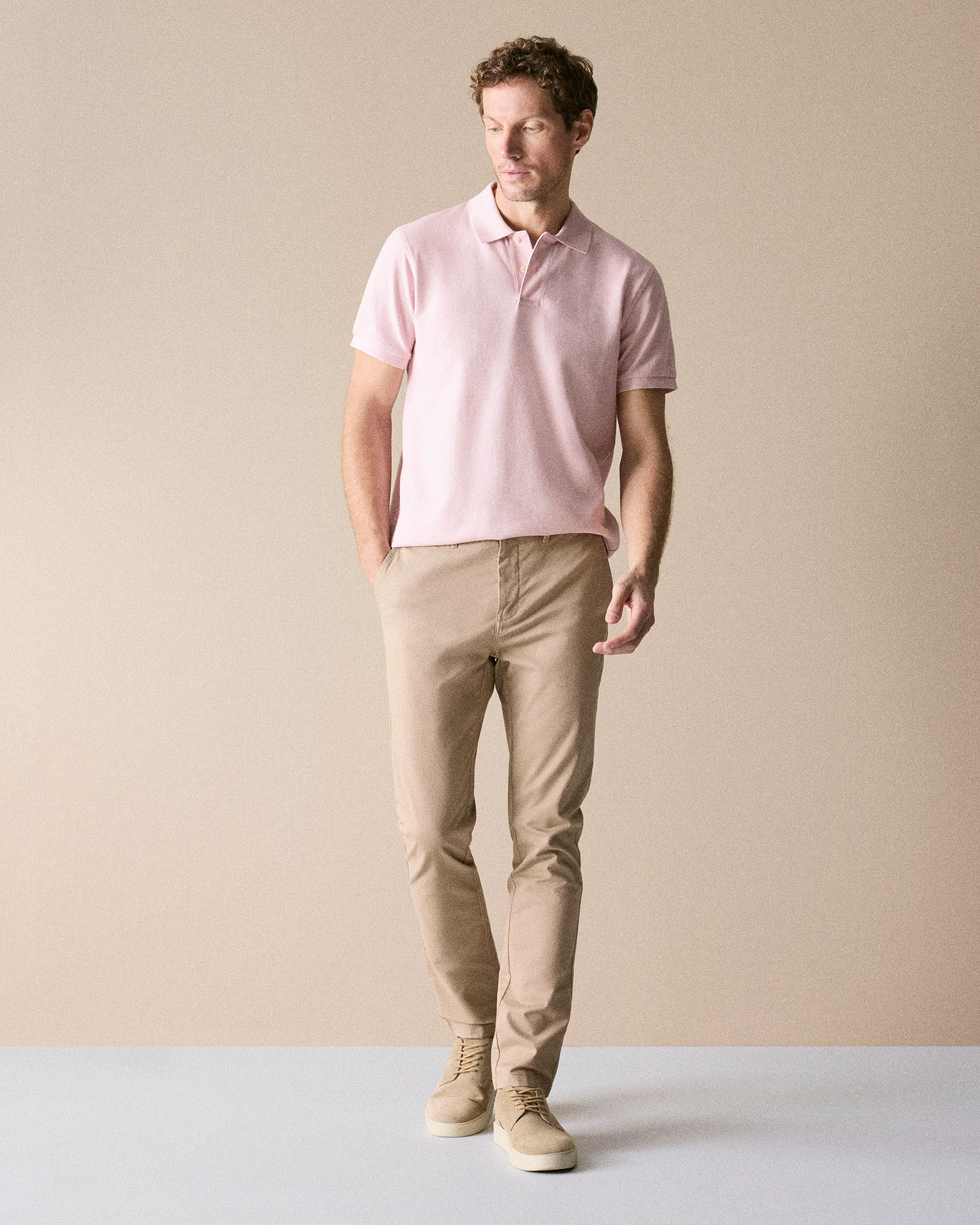 Regular Chino Pant in Taupe