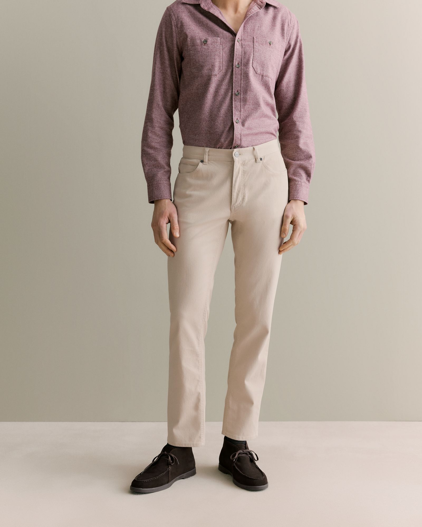 Regular Fit Bedford Jean in Fawn