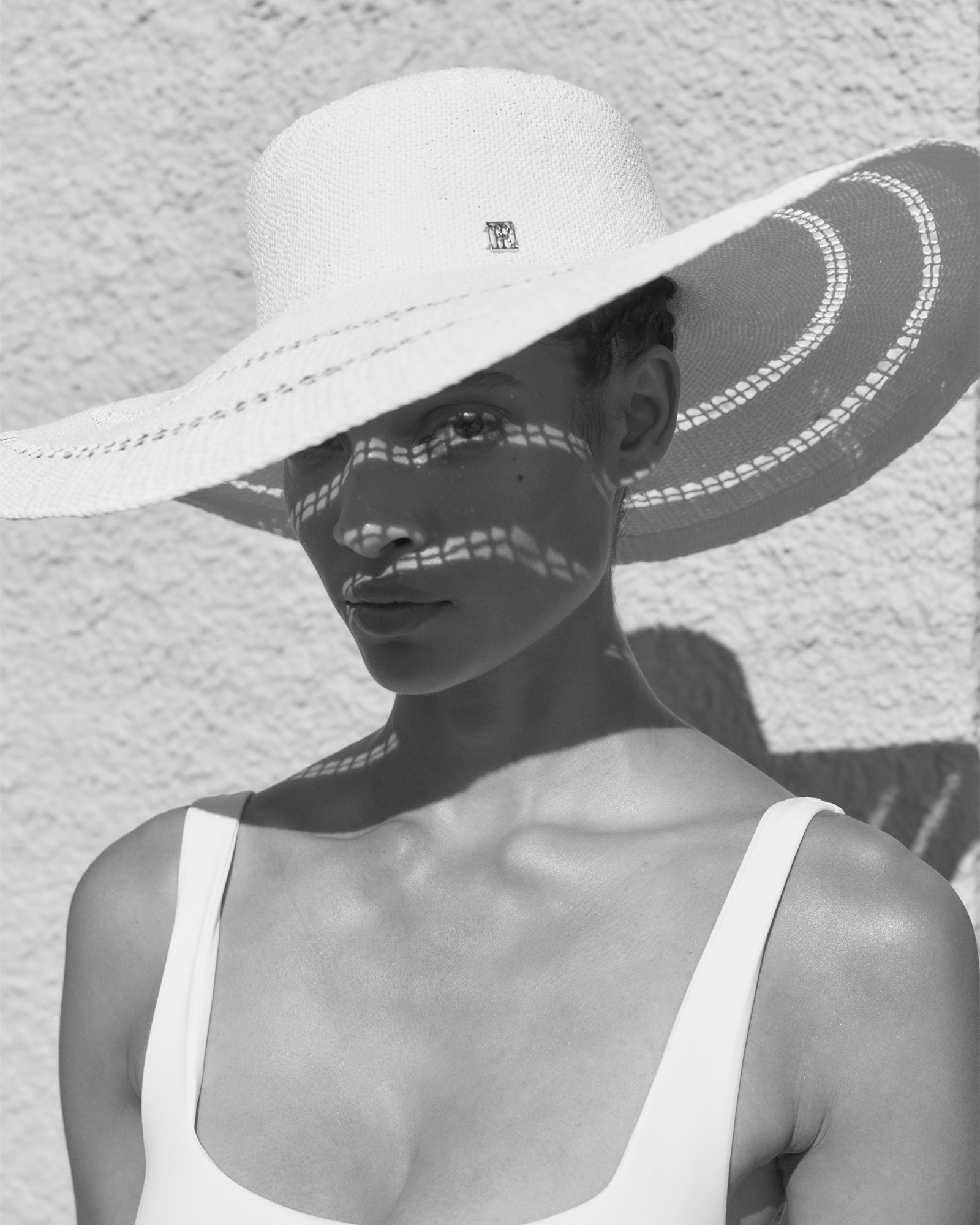 Hyams Woven Sun Hat in White