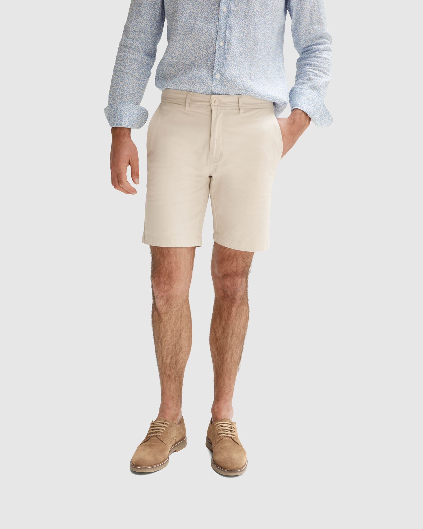 Classic Chino Short in Chalk