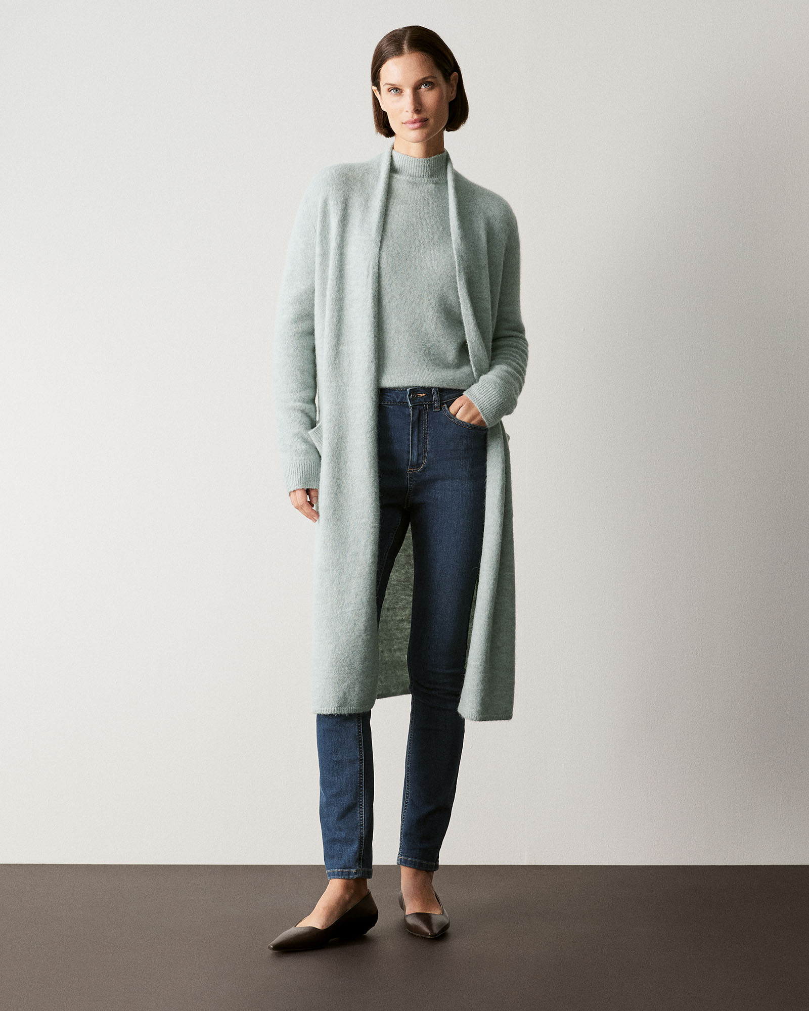 Slim Jean in Washed Indigo