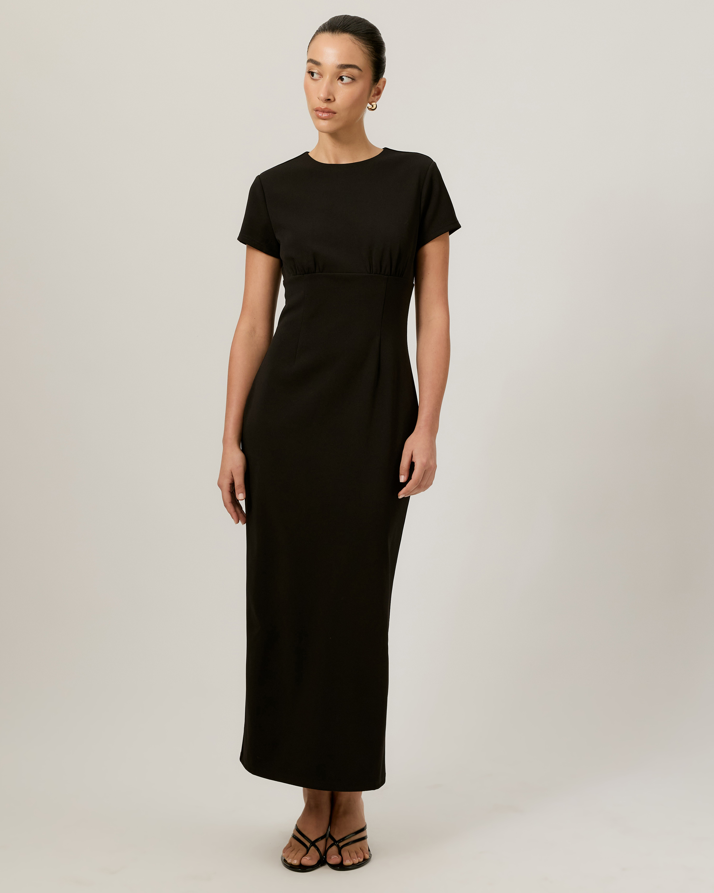 London Crepe Midi Dress