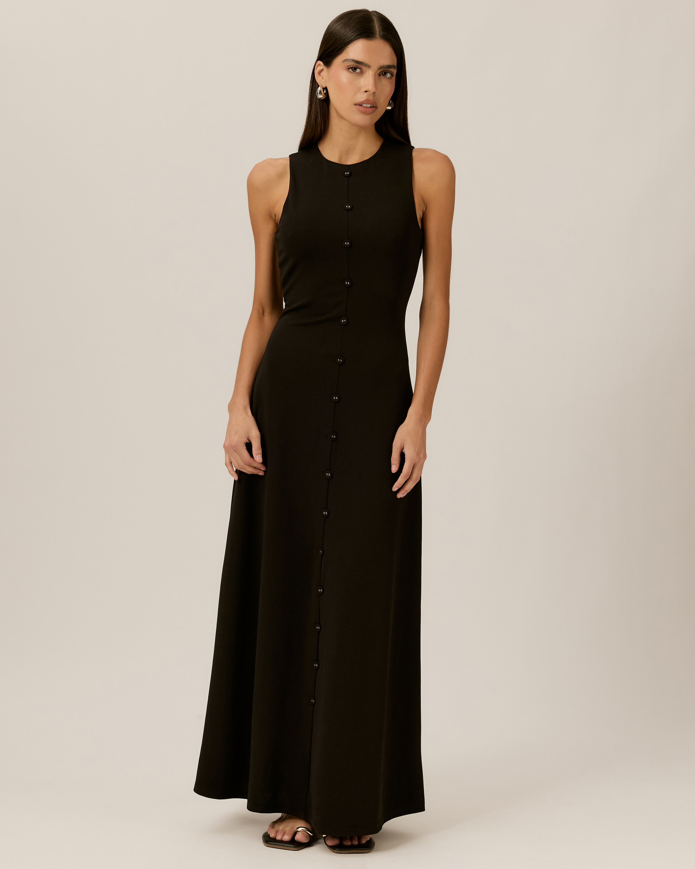 Meadow Crepe Maxi Dress