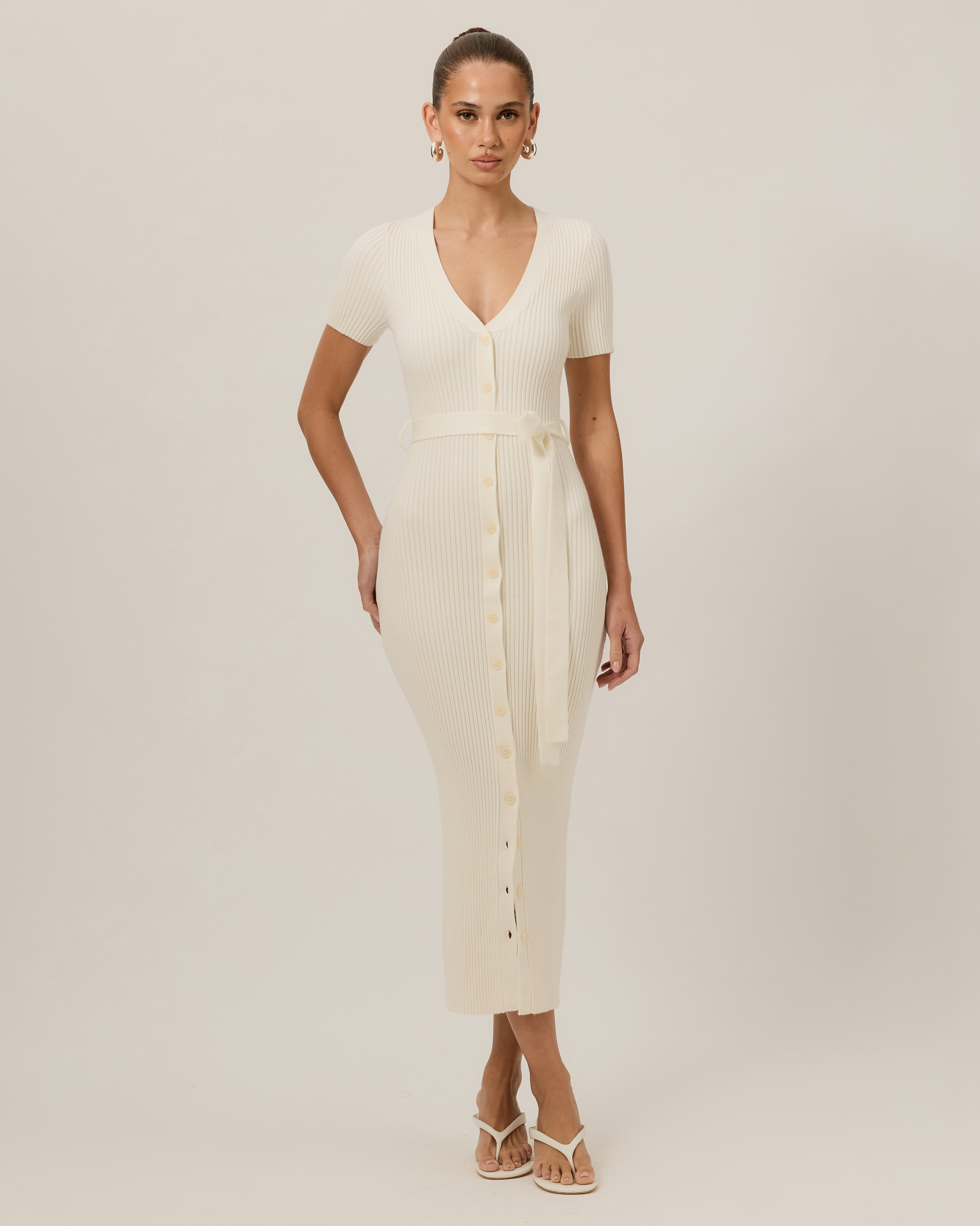 Holly Ribbed Knit Dress