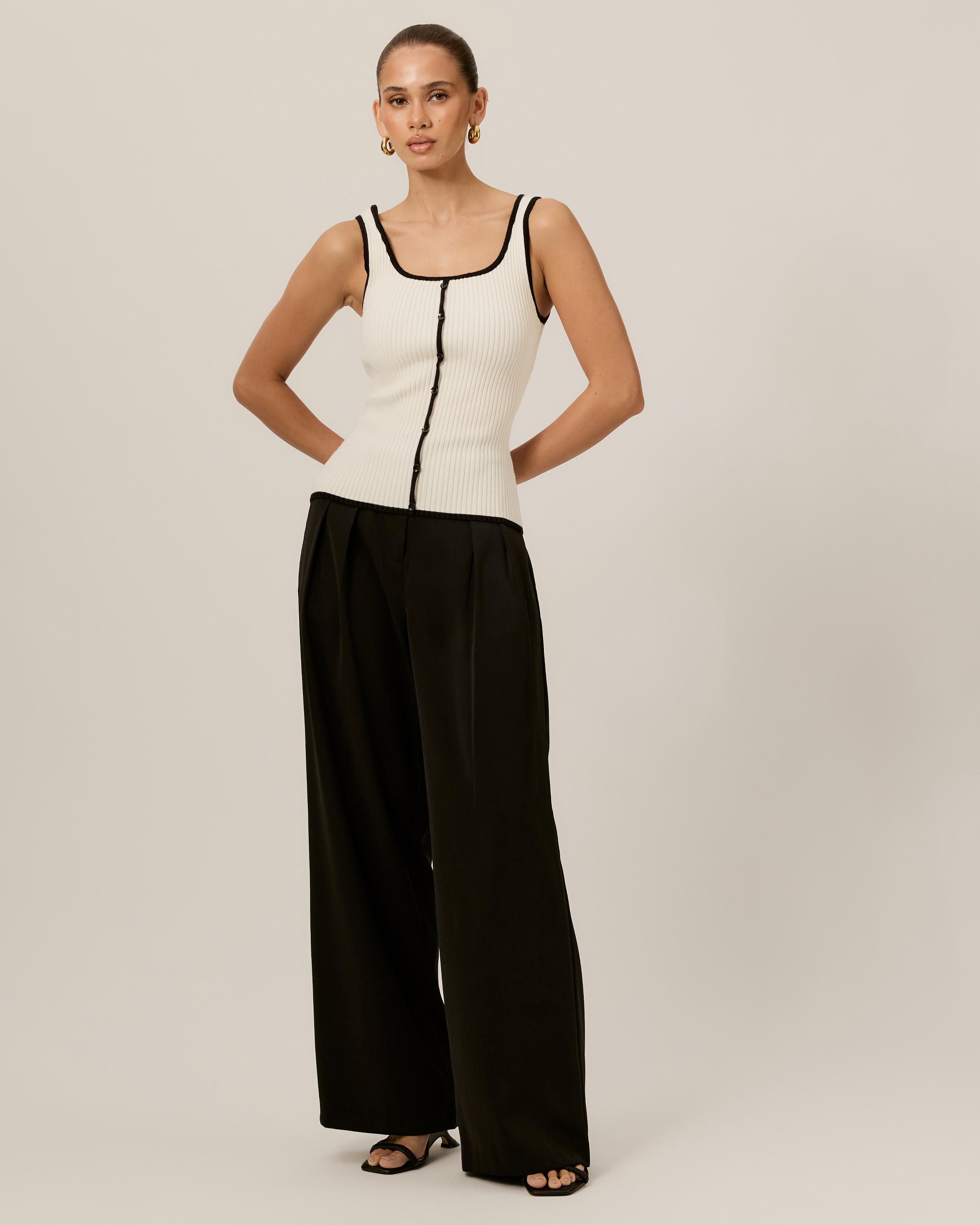 Alexandra Tailored Wide Leg Pants