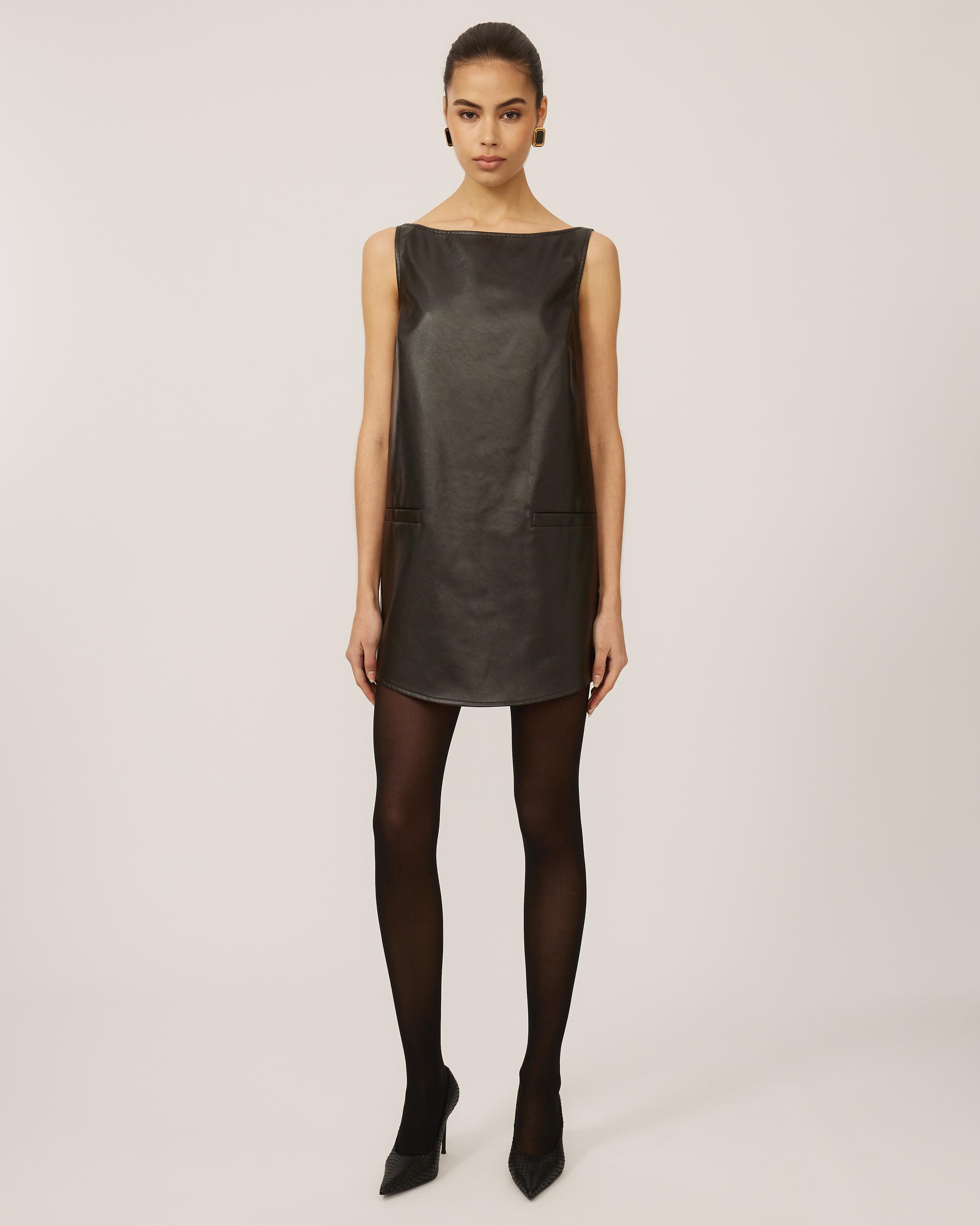 Evanna PU Dress