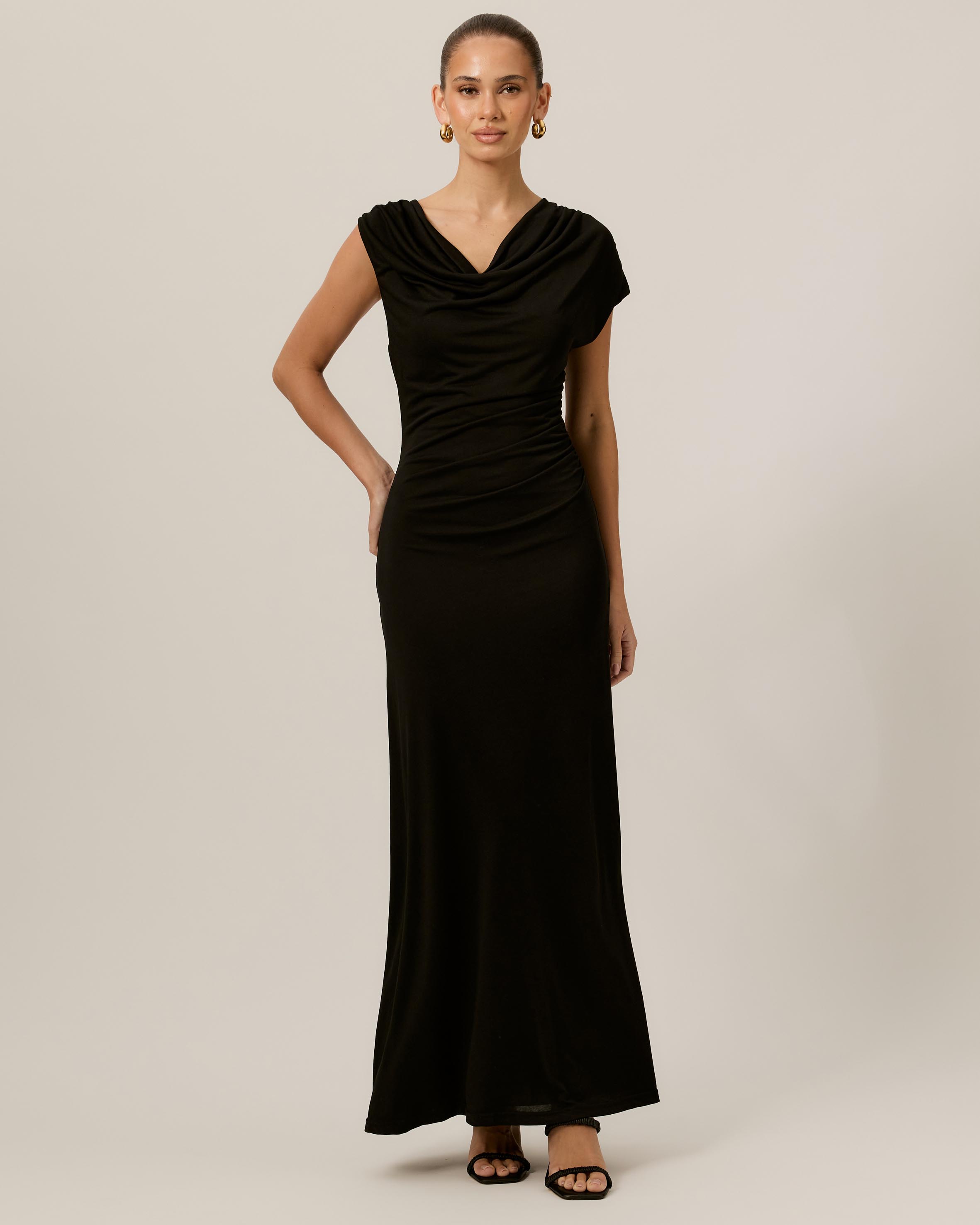 Gemma Draped Maxi Dress