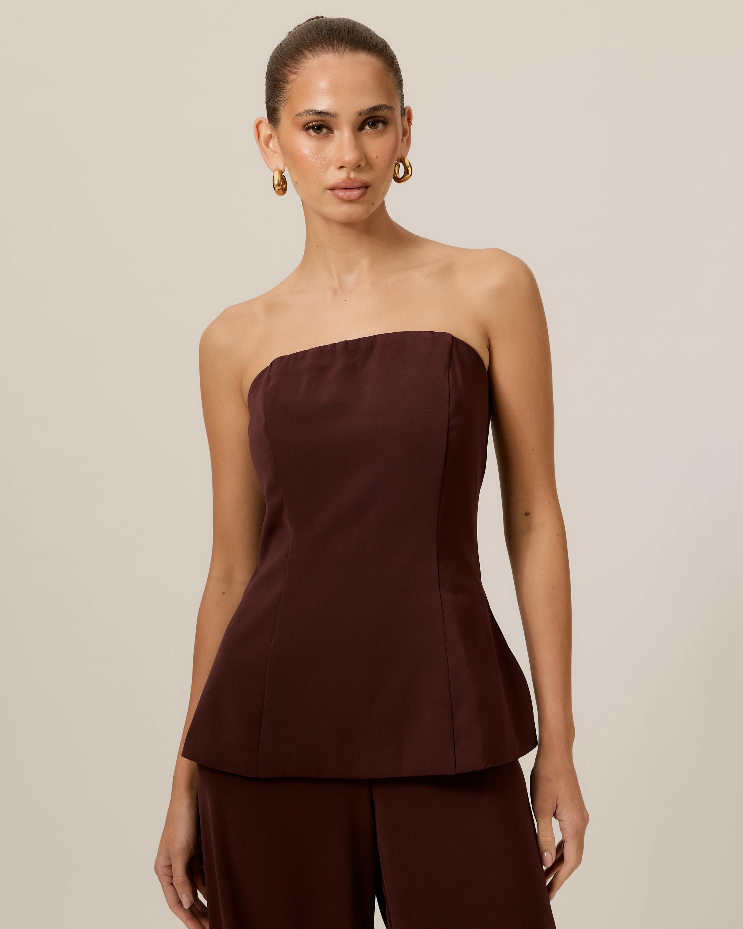 Carmen Tailored Top