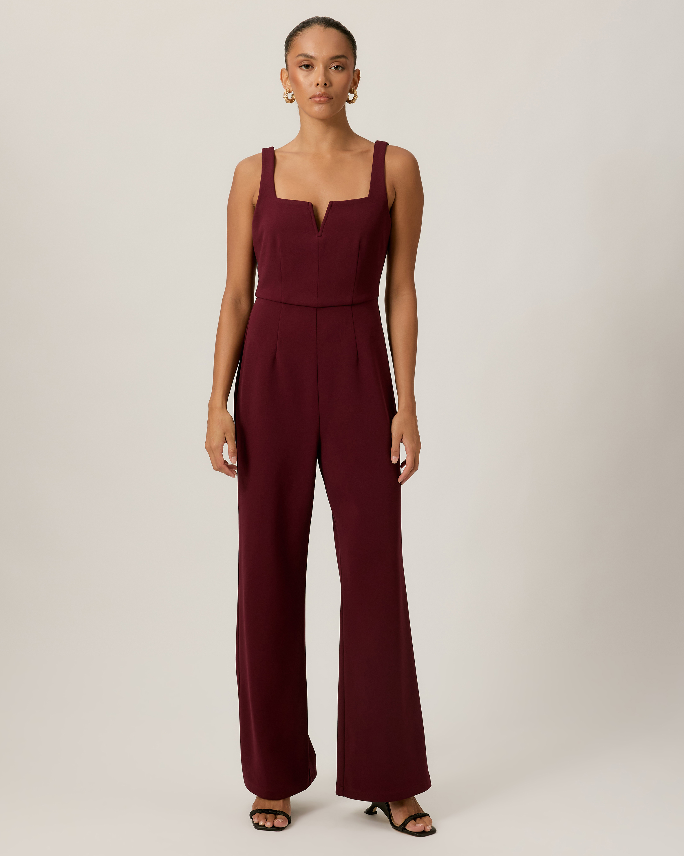 Monique Square Neckline Jumpsuit