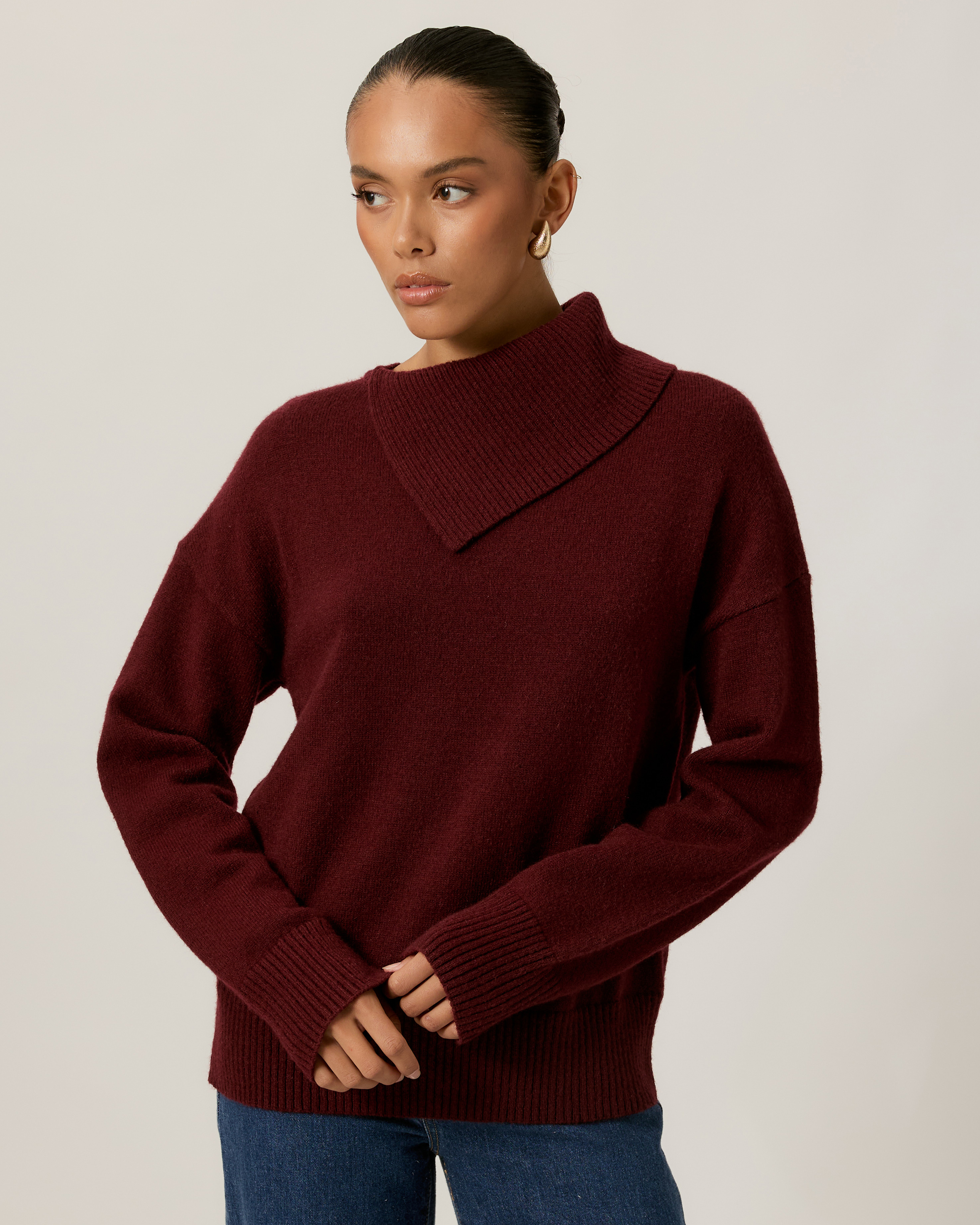Sophie Hatched Jumper