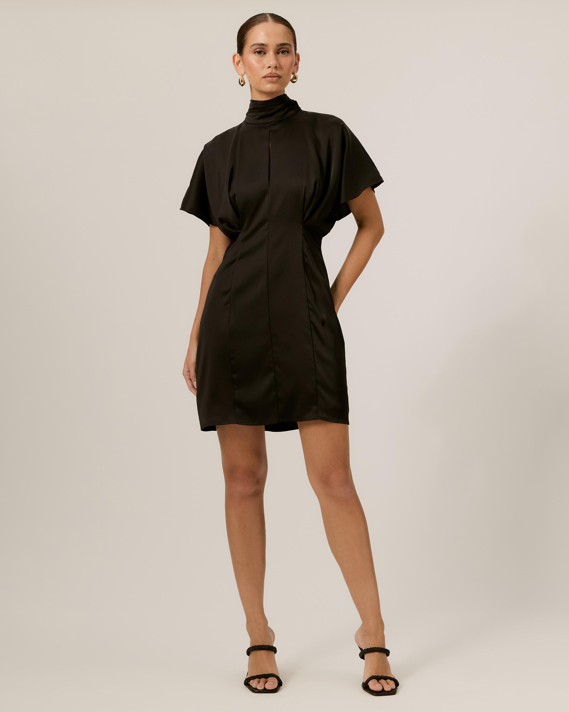 Isabel Satin Mini Dress