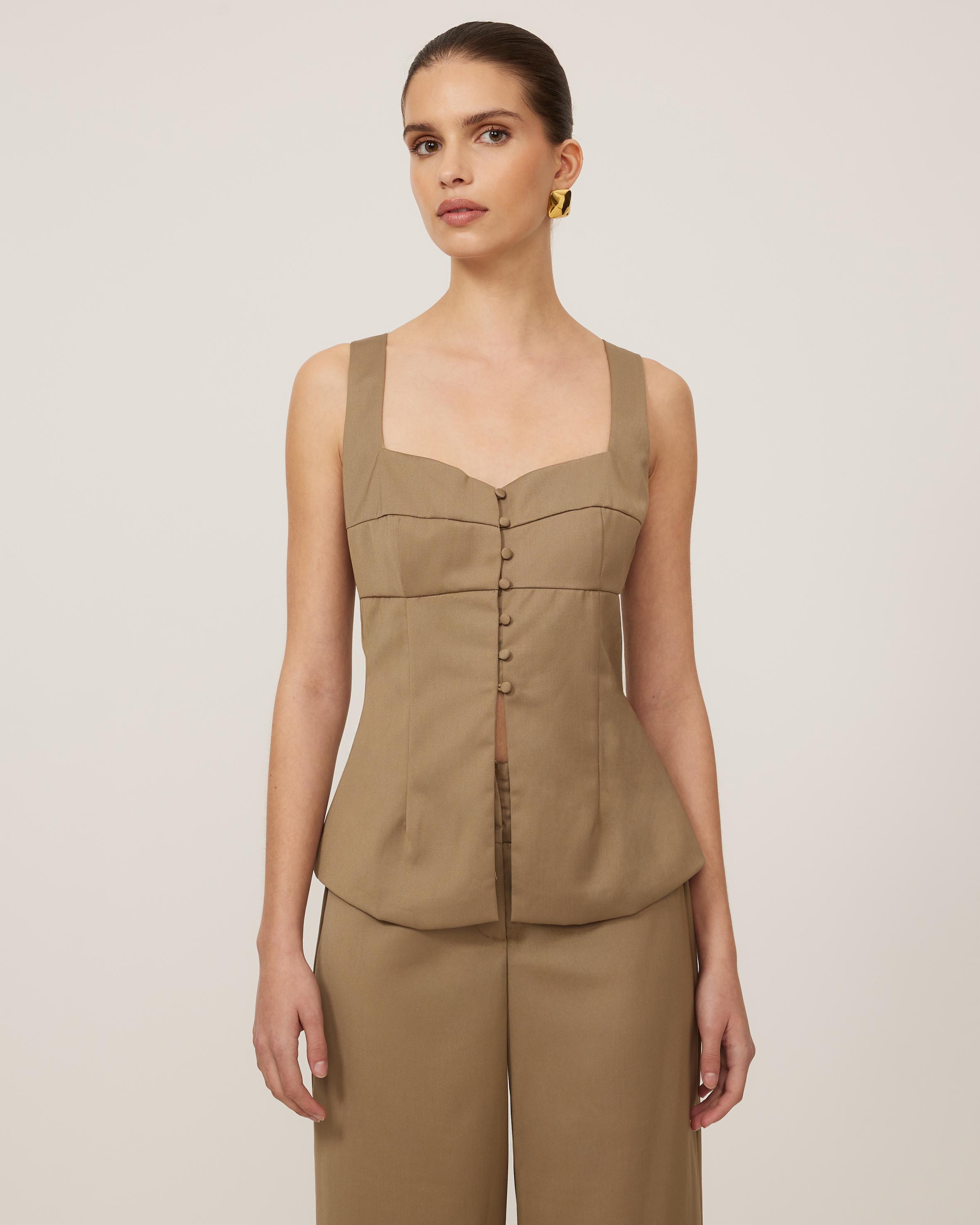 Charvi Tweed Top