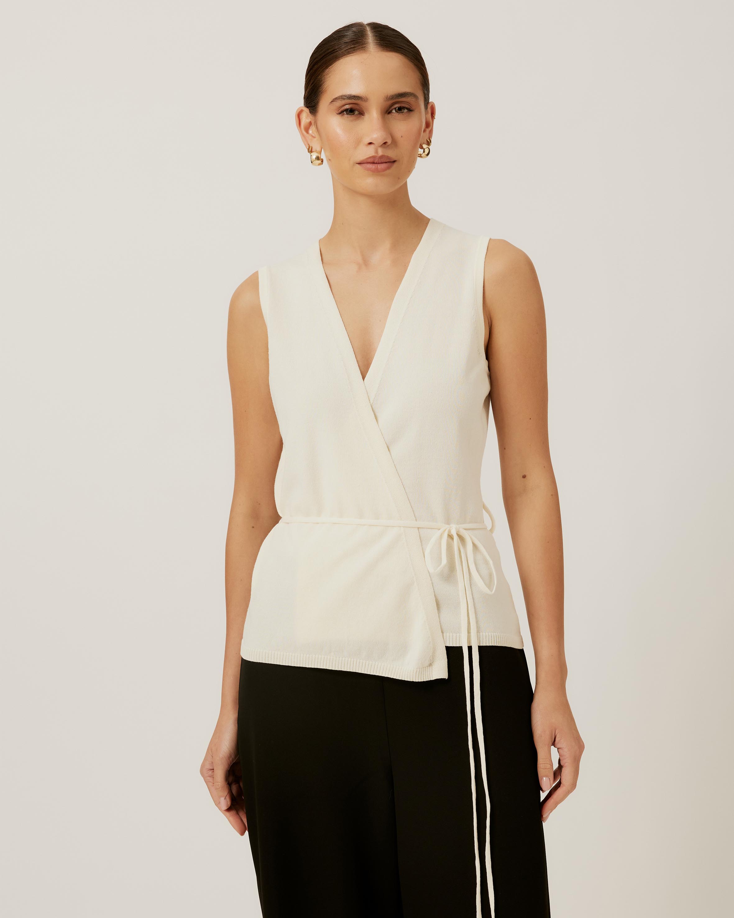 Wrap Knit Top