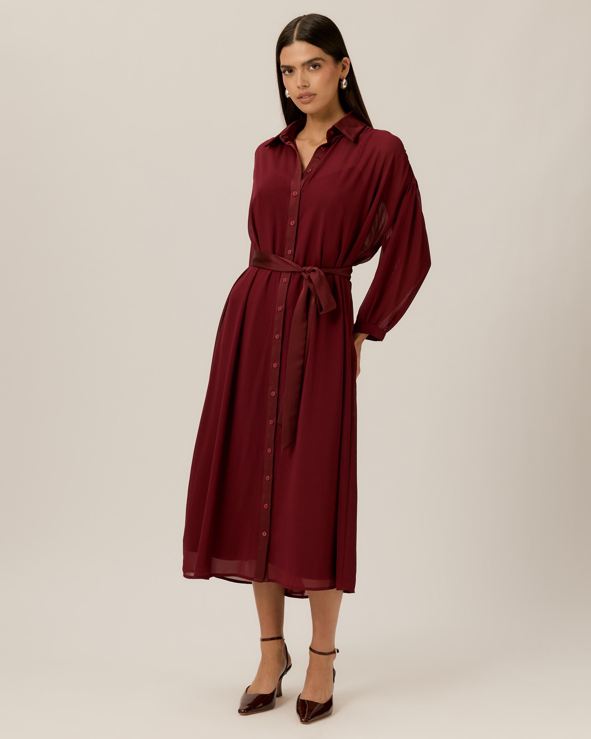 Agnes Sheer Dress With Slip