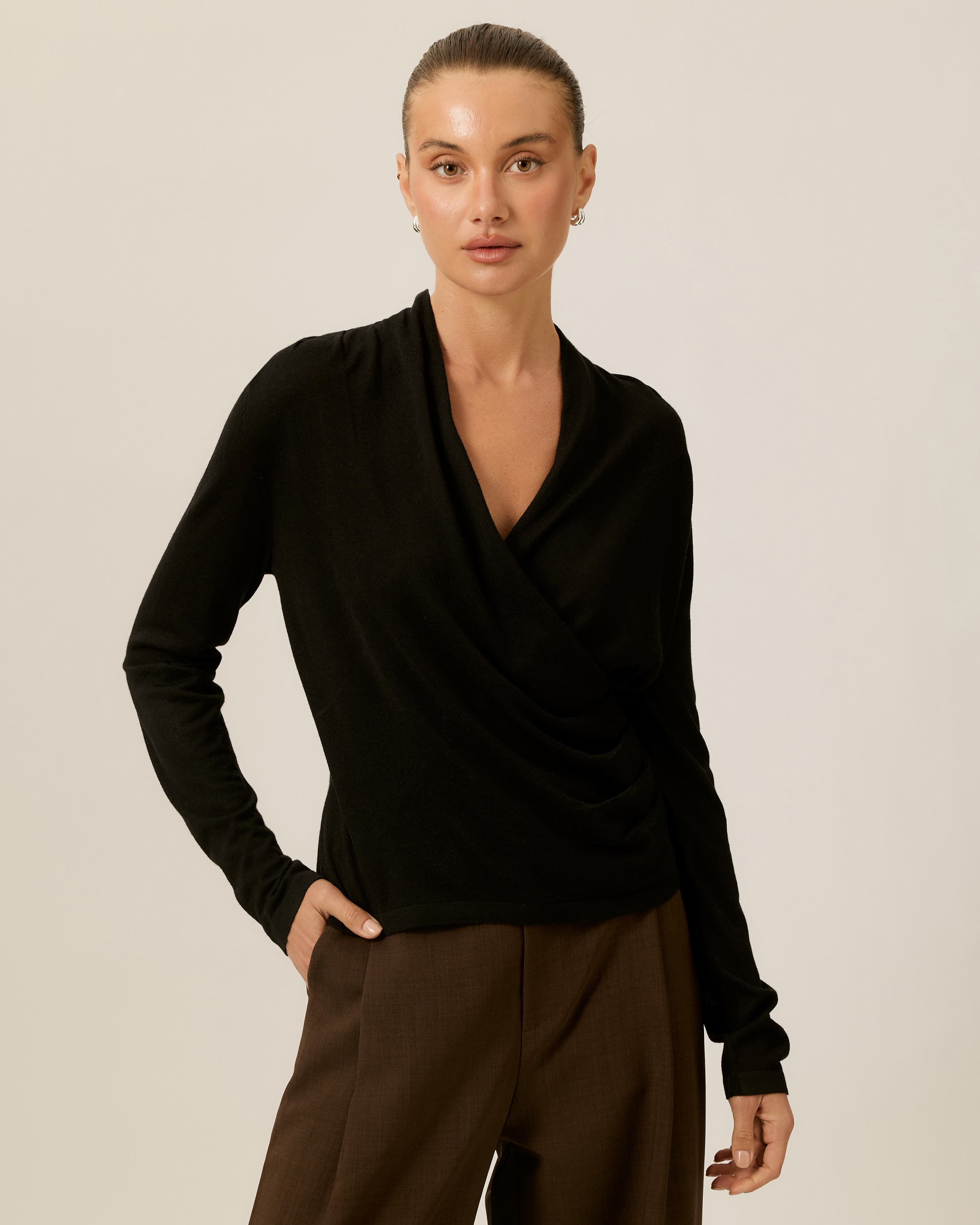 Drape Knit Top