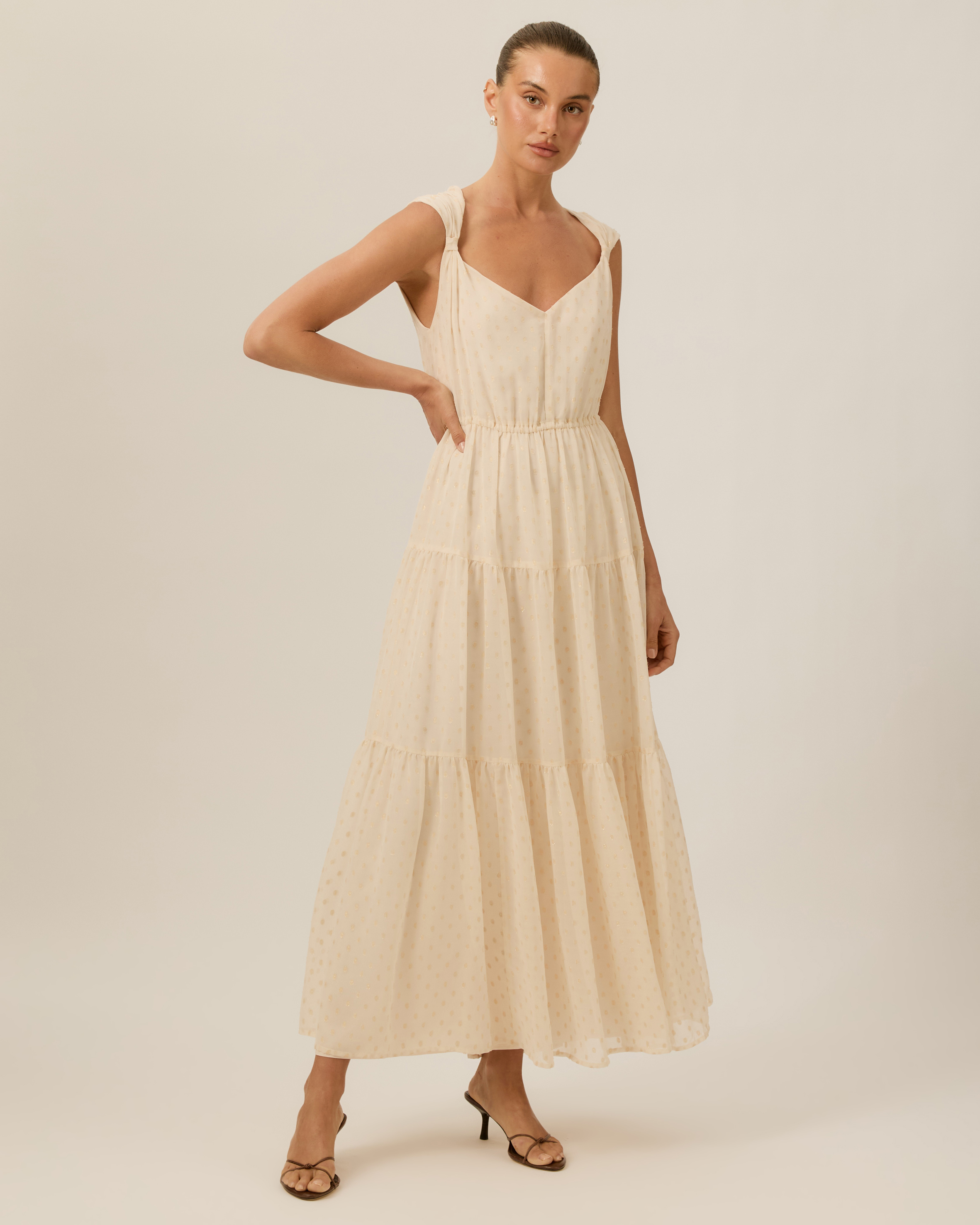 Betty Tiered Midi Dress