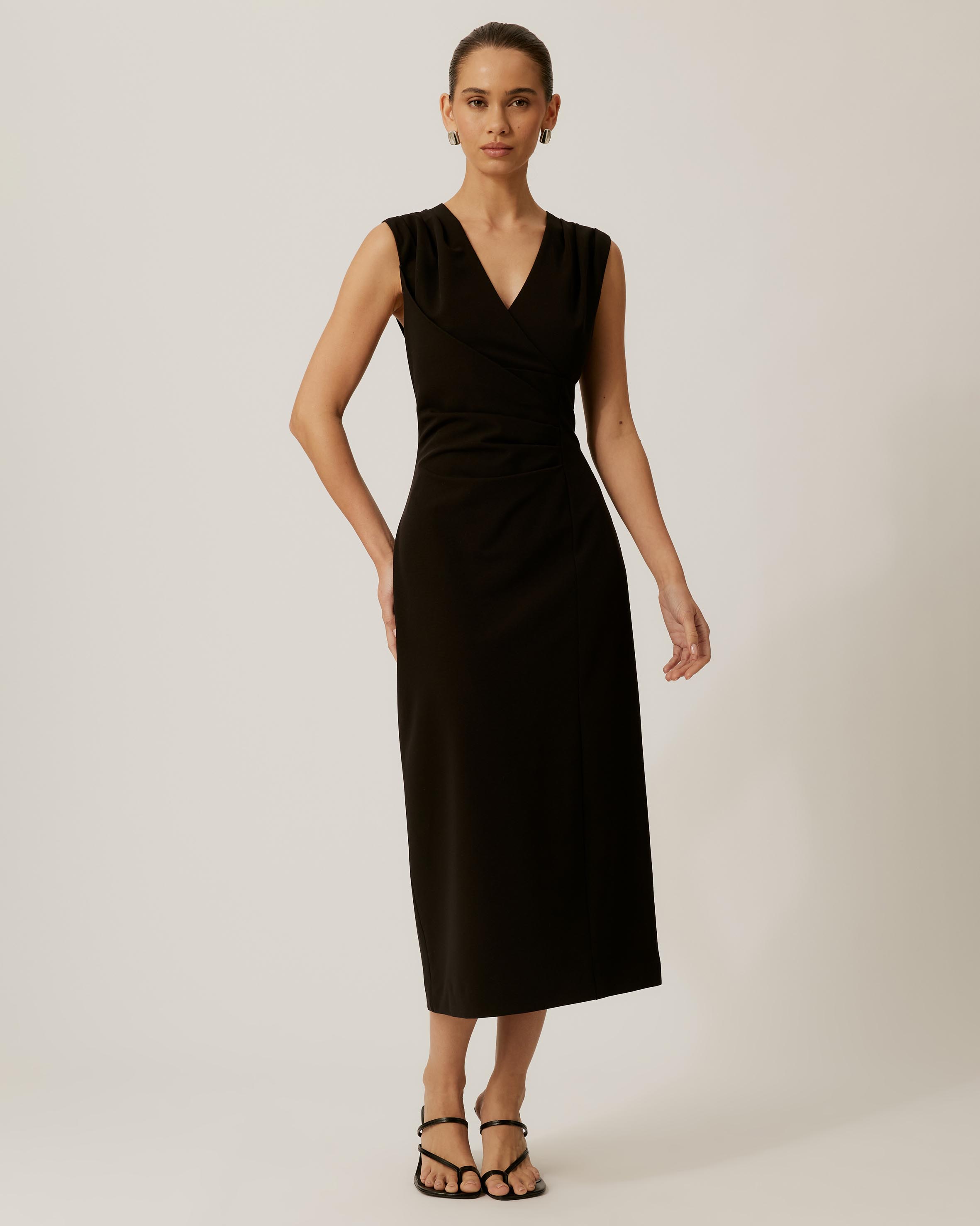 Kate Draped Midi Dress